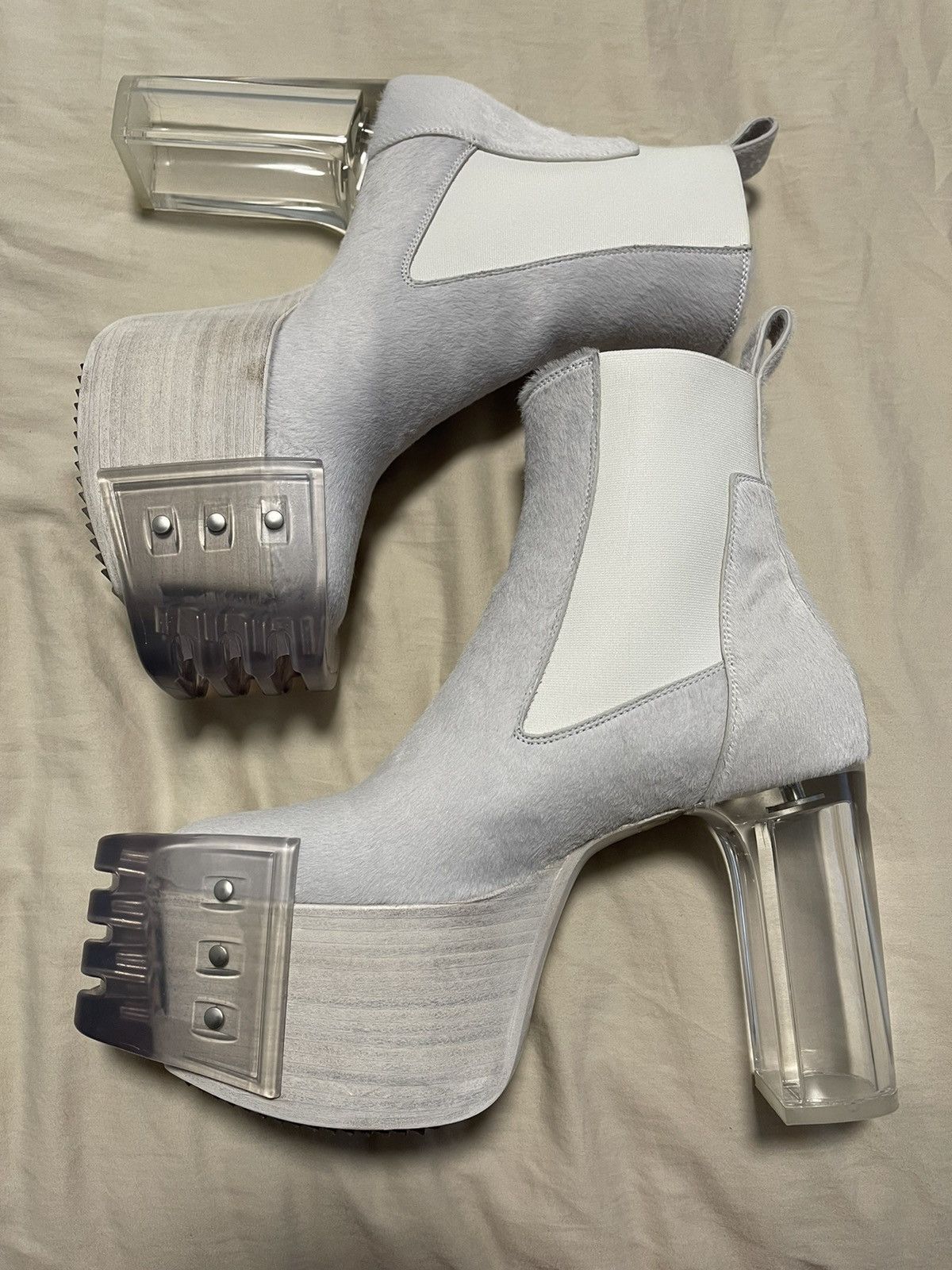 Rick Owens Rick Owens Pony Hair Grill Kiss Heels | Grailed