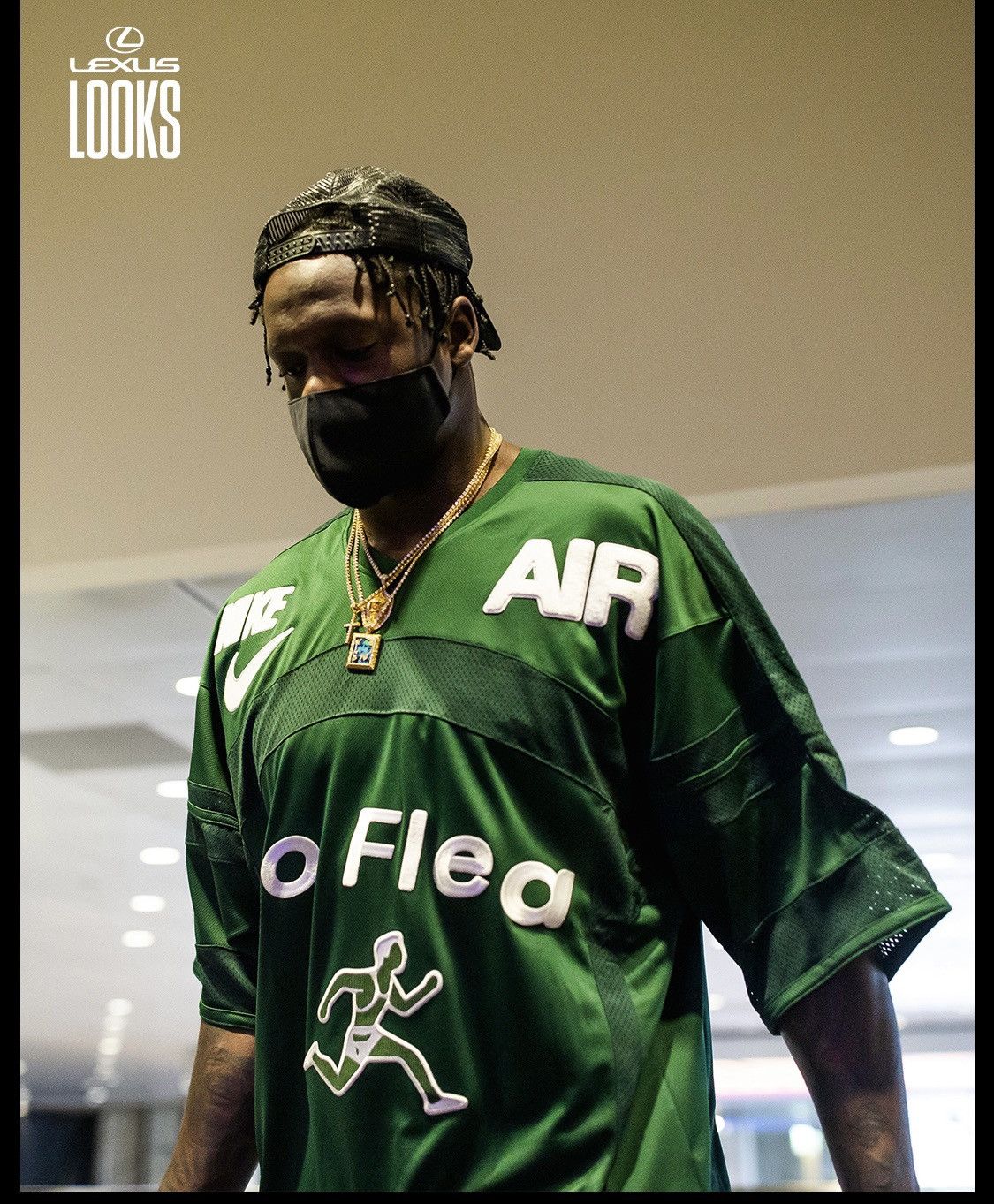 【専用】正規品 NIKE×CPFM Jersey top green Nike x Cactus Plant Flea Market S/S Jersey Green Men's