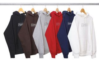 supreme kaws box logo hooded