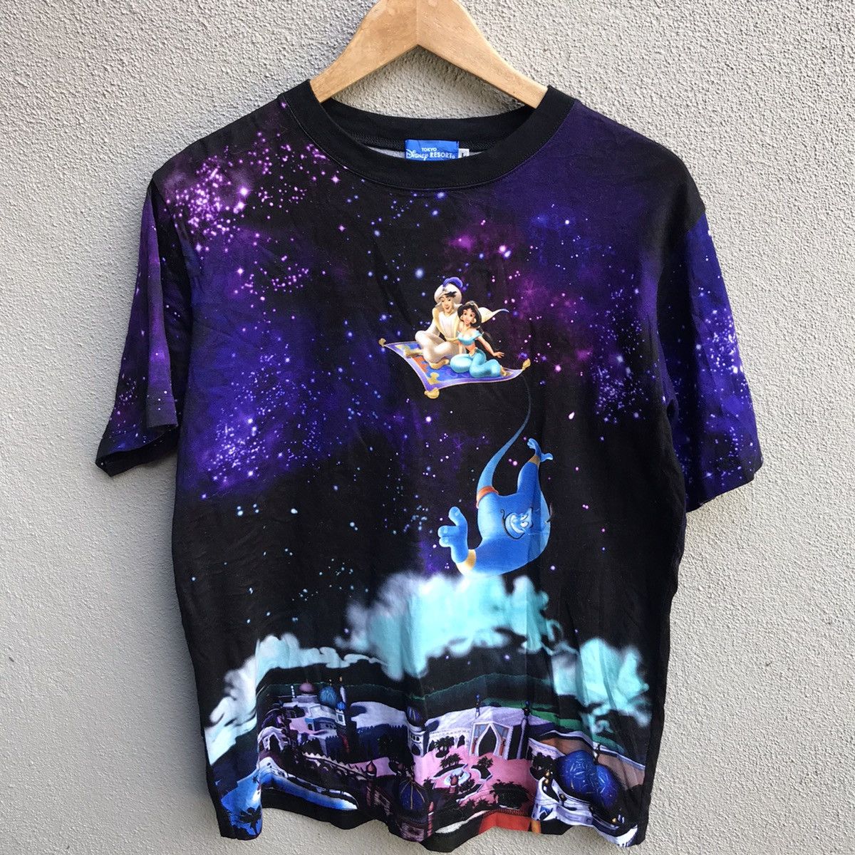 Disney Vintage ALADDIN movie all over print tee disney Size US M / EU 48-50 / 2 - 2 Thumbnail
