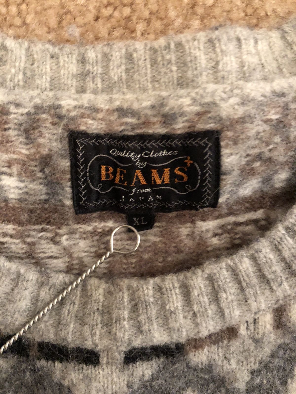 Beams Plus Beams Plus Sweater Geomteric Print Size US XL / EU 56 / 4 - 3 Thumbnail