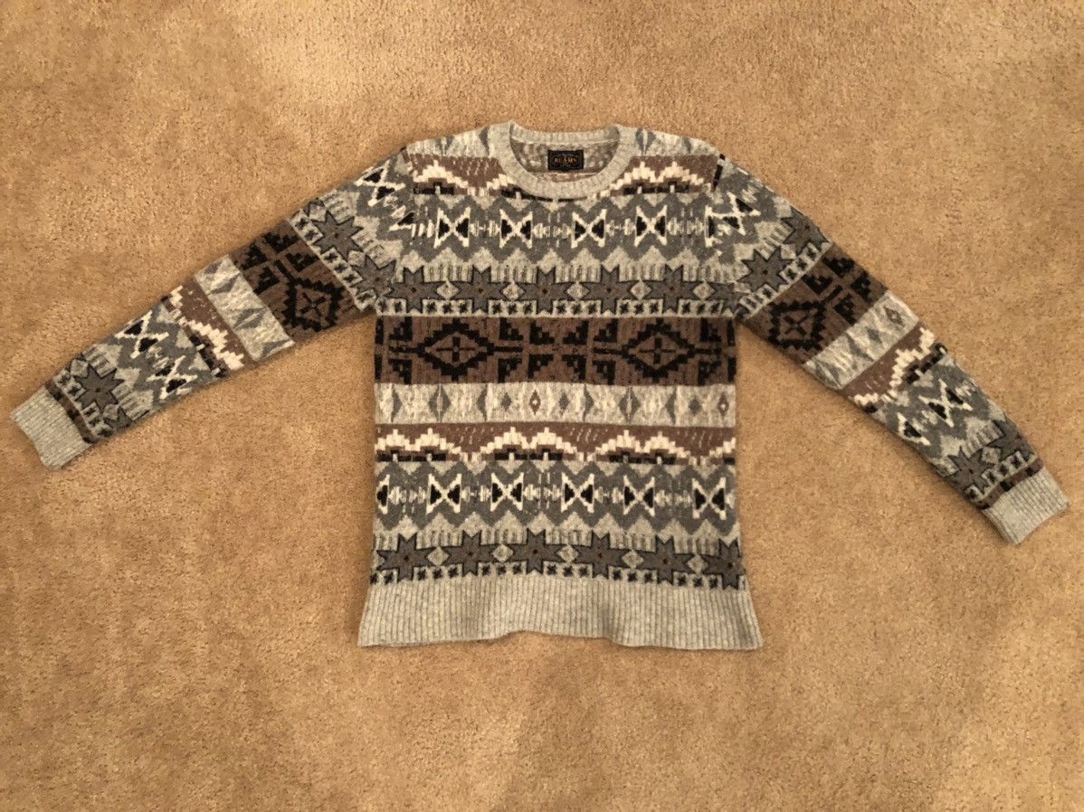 Beams Plus Beams Plus Sweater Geomteric Print Size US XL / EU 56 / 4 - 1 Thumbnail