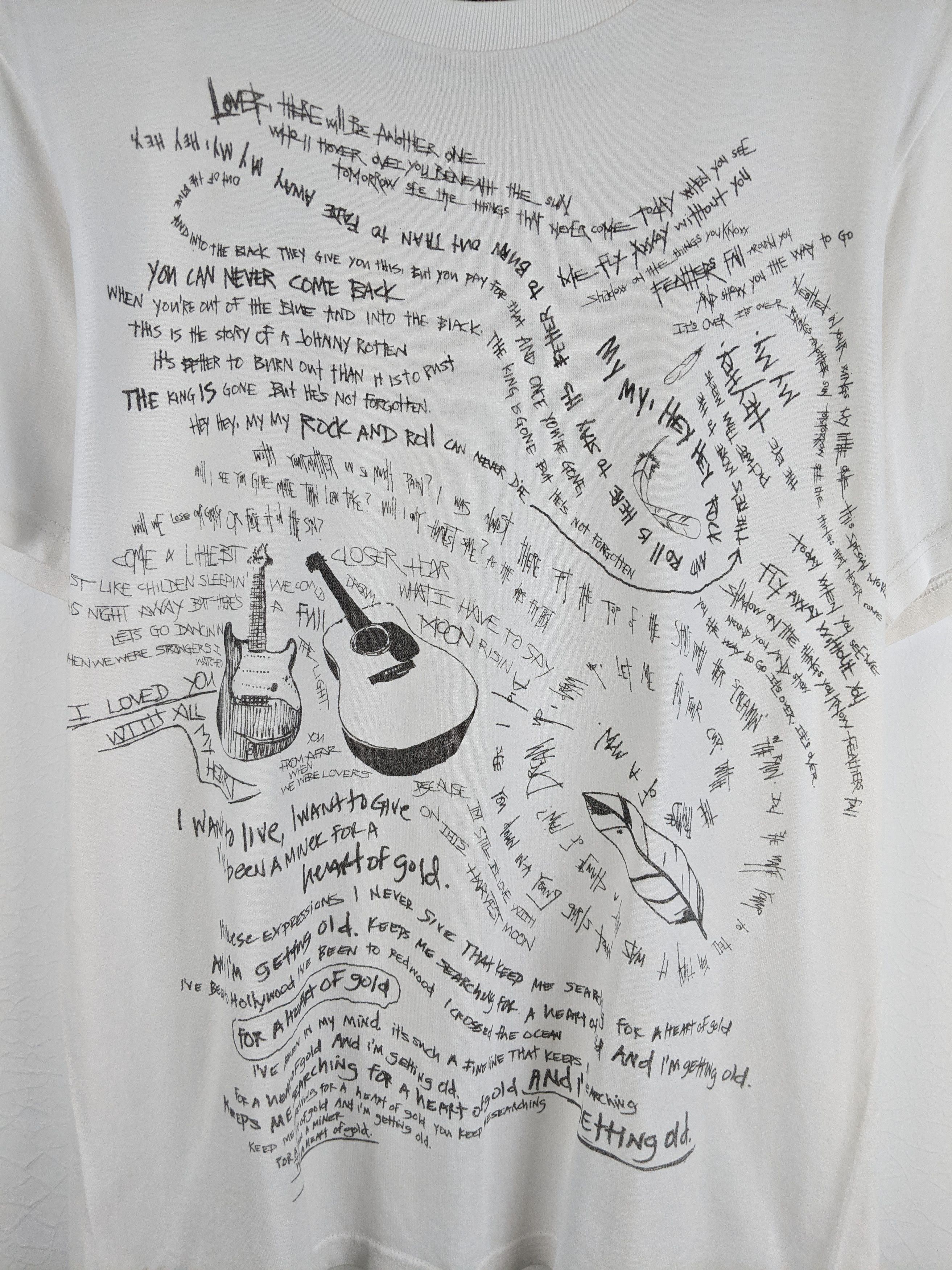 Number (N)ine Numbernine Heart of Gold Neil Young Guitar shirt Size US M / EU 48-50 / 2 - 2 Thumbnail