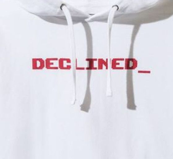 Anti Social Social Club DS ASSC Maroon Declined white hoodie bape FTP FOG CDG KITH Size US M / EU 48-50 / 2 - 5 Thumbnail