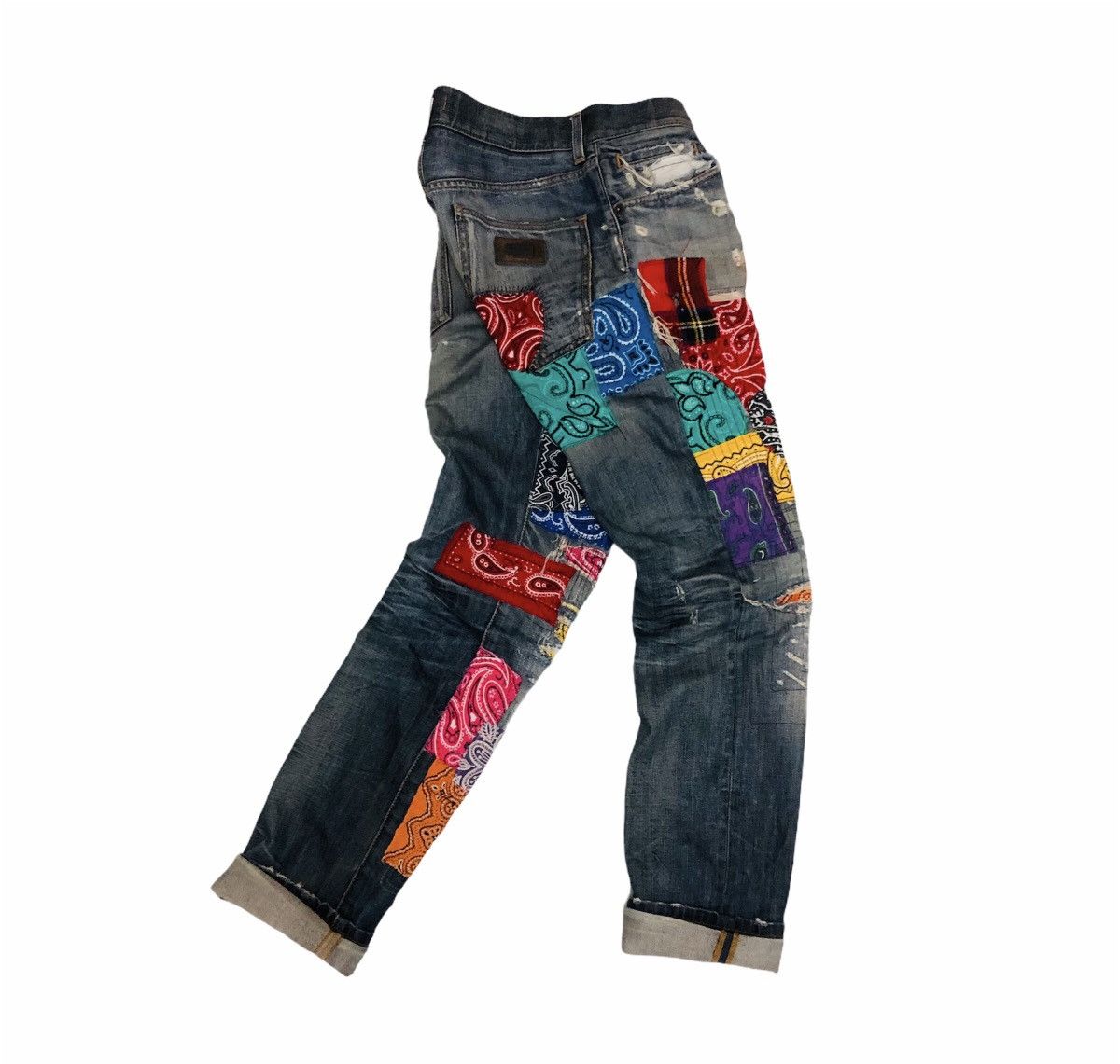 Designer “Colorful Paisley” Jeans Size US 32 / EU 48 - 4 Thumbnail