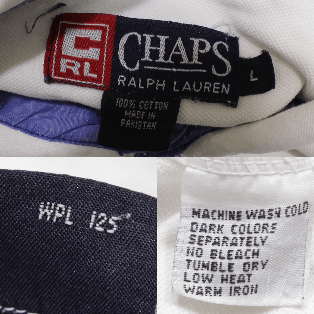 Chaps Ralph Lauren 90S Big Logo Polo Vintage Size US L / EU 52-54 / 3 - 11 Thumbnail