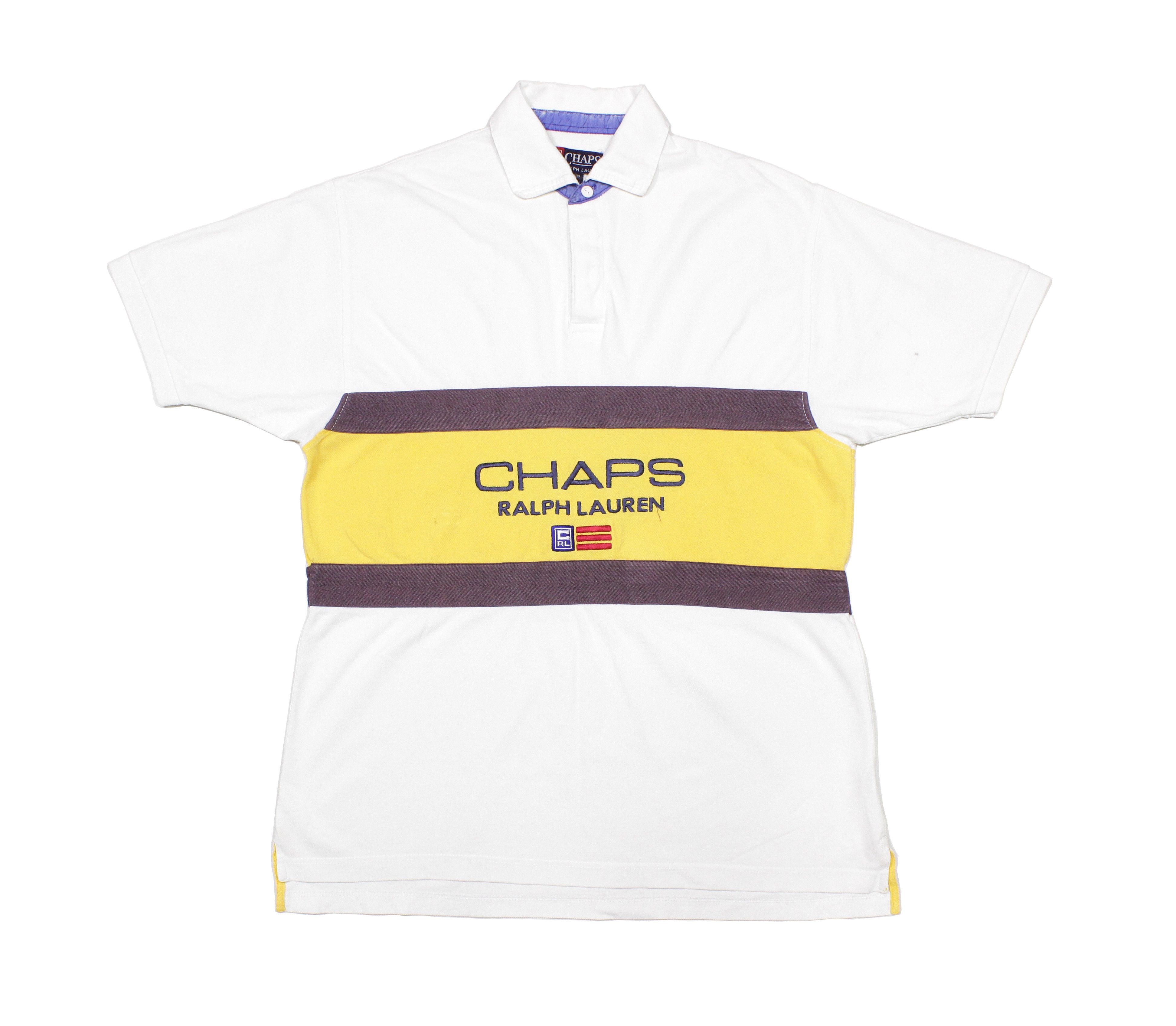 Chaps Ralph Lauren 90S Big Logo Polo Vintage Size US L / EU 52-54 / 3 - 1 Thumbnail
