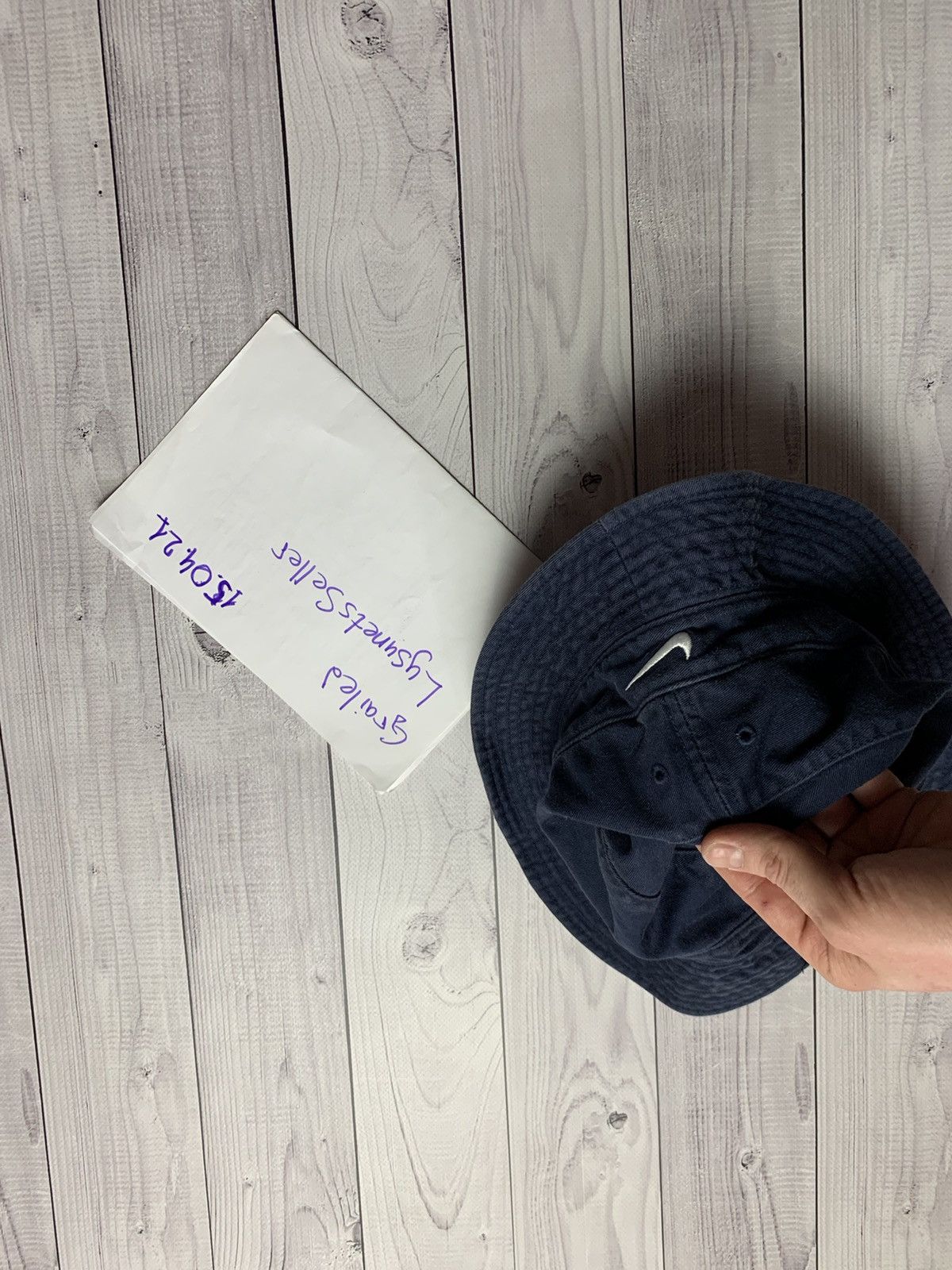 Nike × Vintage Panama Cap Nike vintage logo swoosh Bucket Hat Size ONE SIZE - 6 Thumbnail