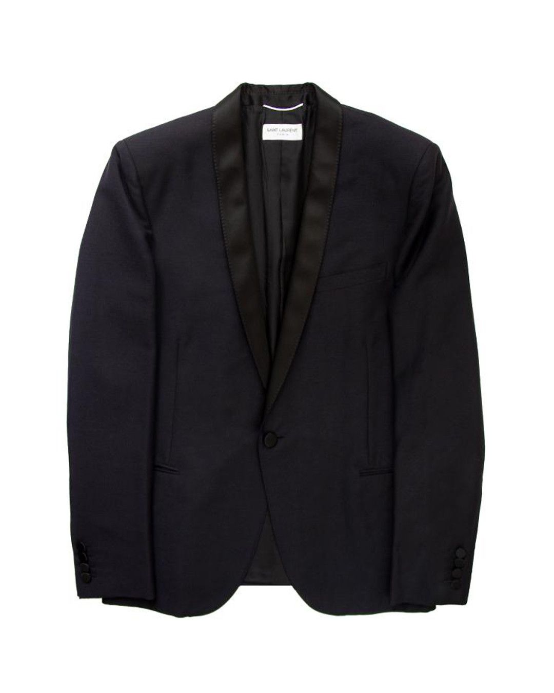 Saint Laurent Paris SAINT LAURENT SS13 SHAWL COLLAR TUXEDO JACKET | Grailed