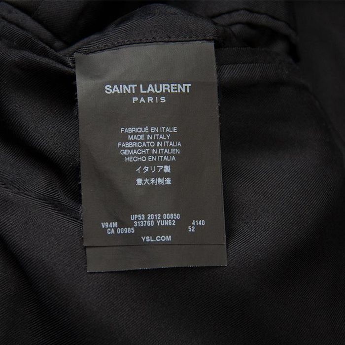 Saint Laurent Paris SAINT LAURENT SS13 SHAWL COLLAR TUXEDO JACKET | Grailed