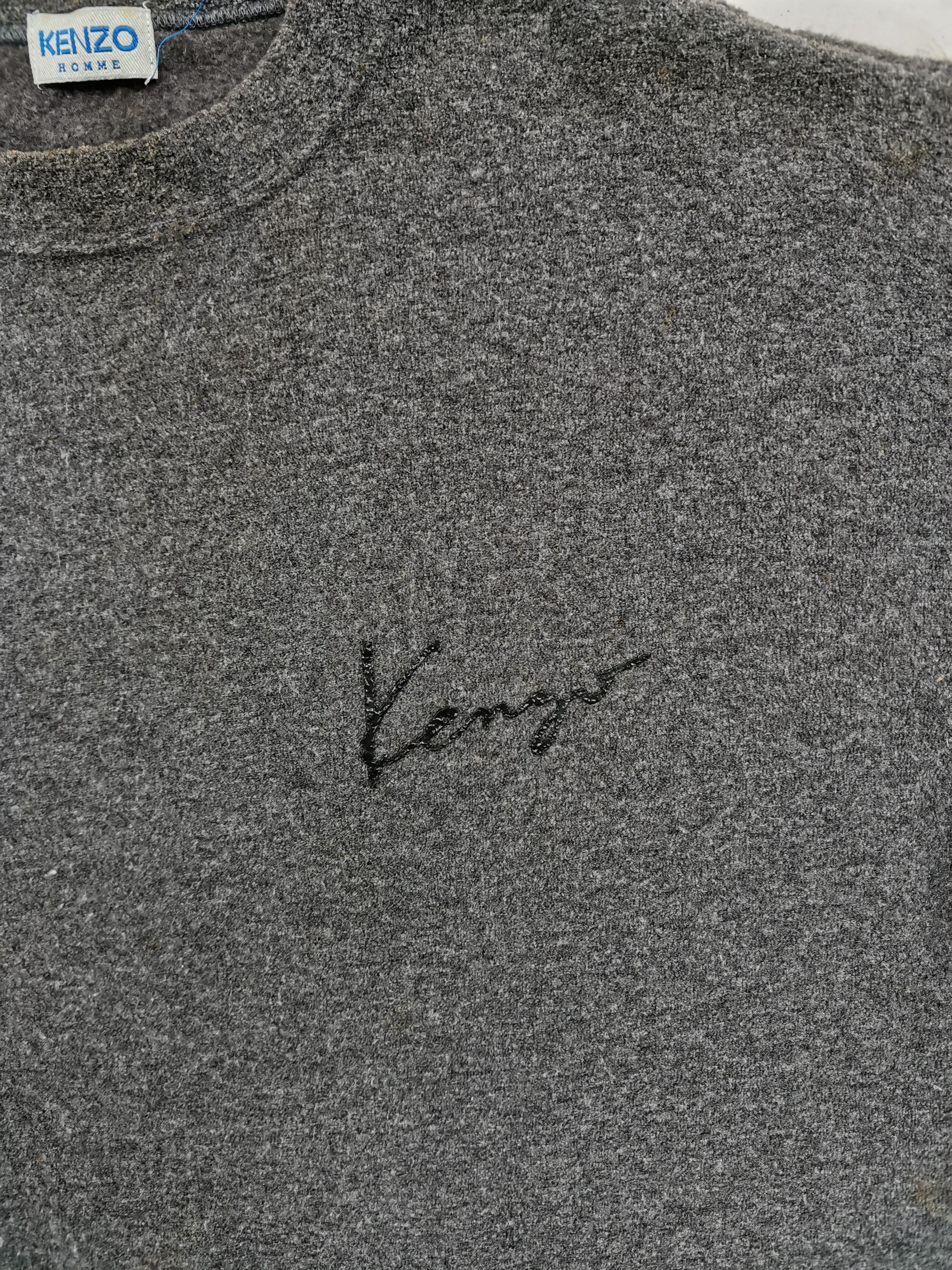 Japanese Brand × Kenzo Kenzo Homme Small Logo Sweatshirt Size US L / EU 52-54 / 3 - 7 Thumbnail