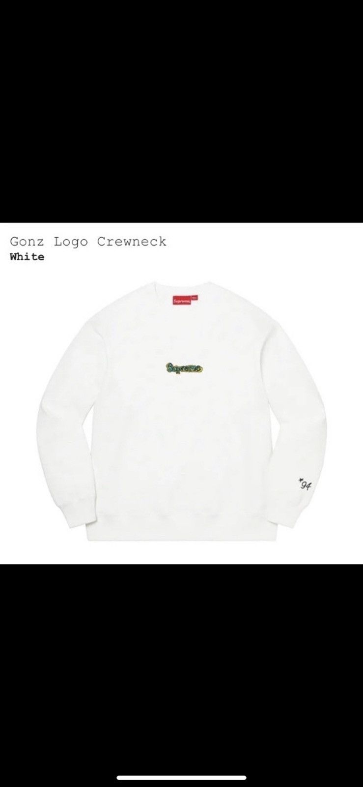 Store Supreme Gonz Logo crewneck