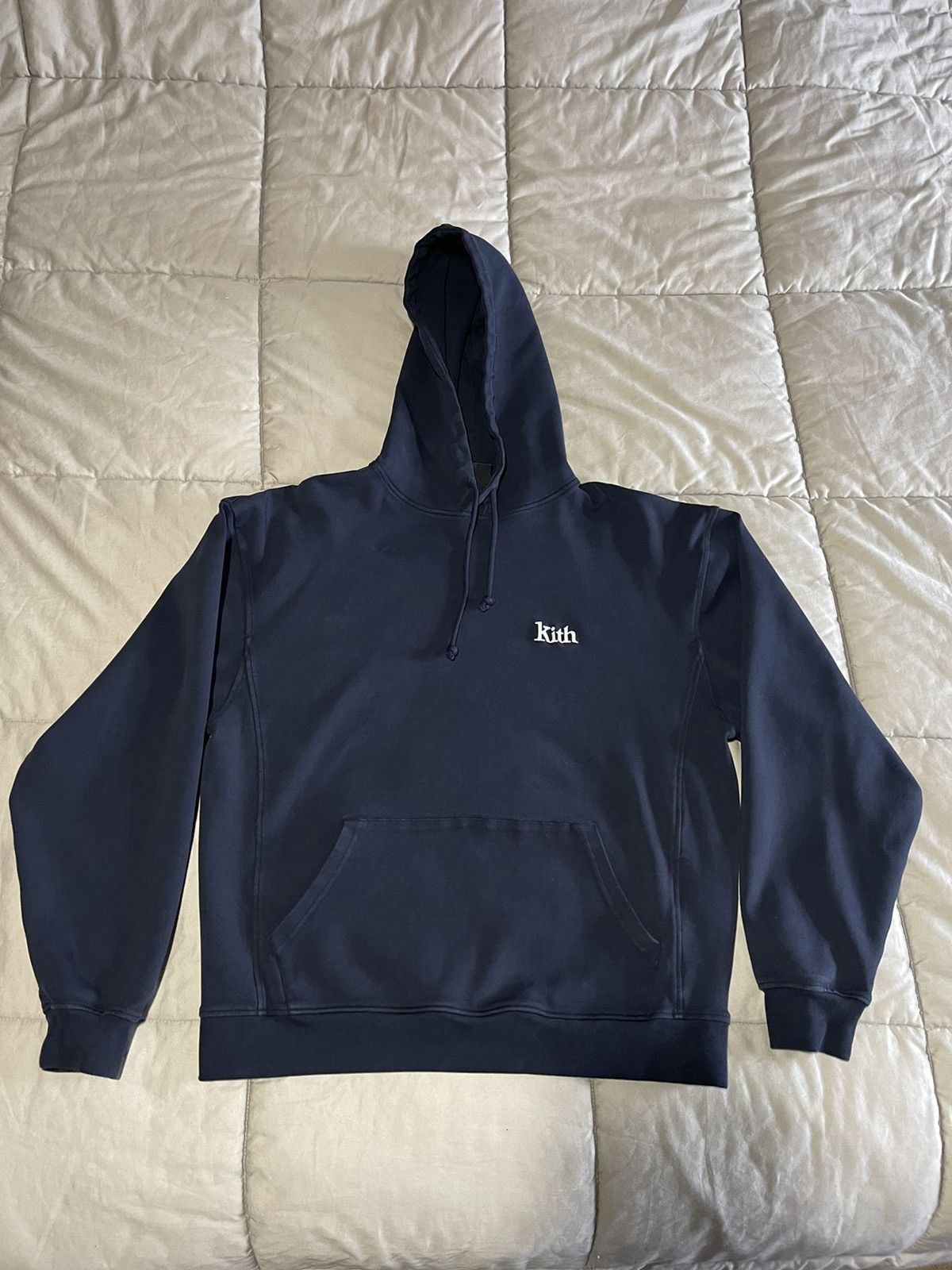 Kith Kith Compact Knit Williams III Hoodie Navy Grailed