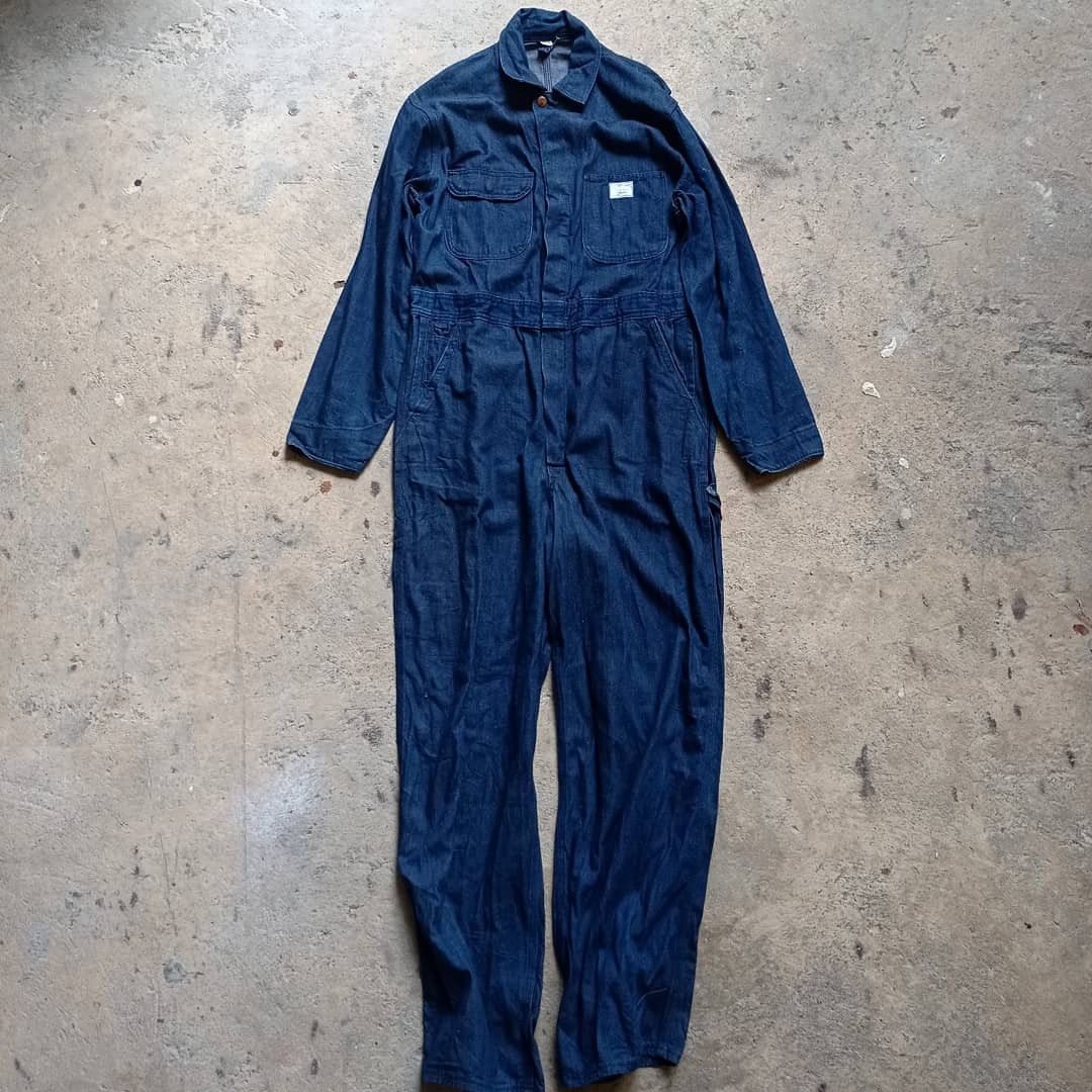 Vintage 80s big mac denim carpenter coverall | Grailed