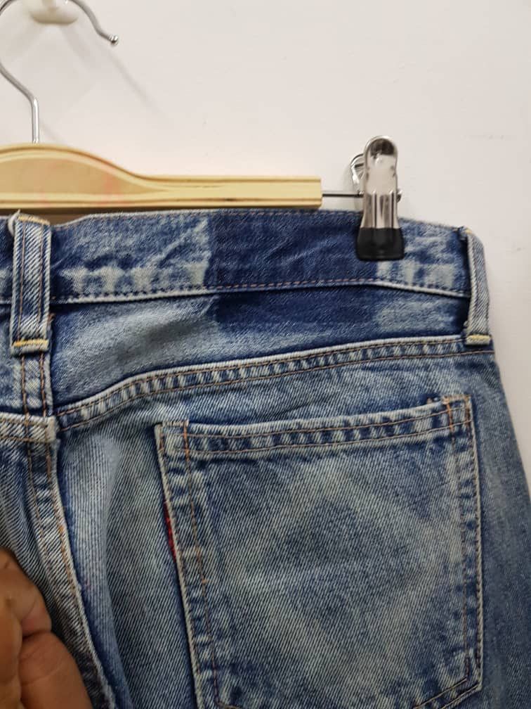 RARE 🔥 World Jeans International Distressed Pathces
