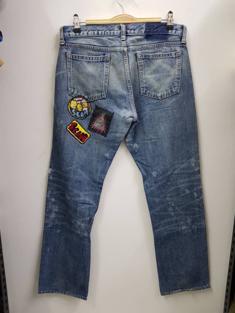 RARE 🔥 World Jeans International Distressed Pathces