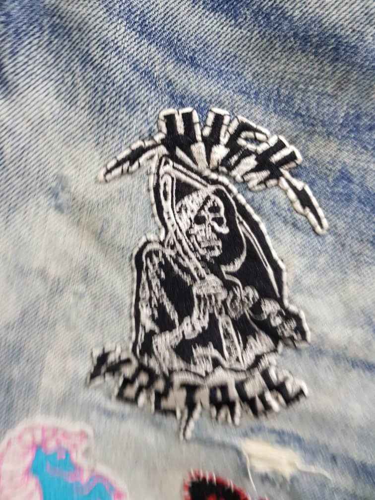 RARE 🔥 World Jeans International Distressed Pathces