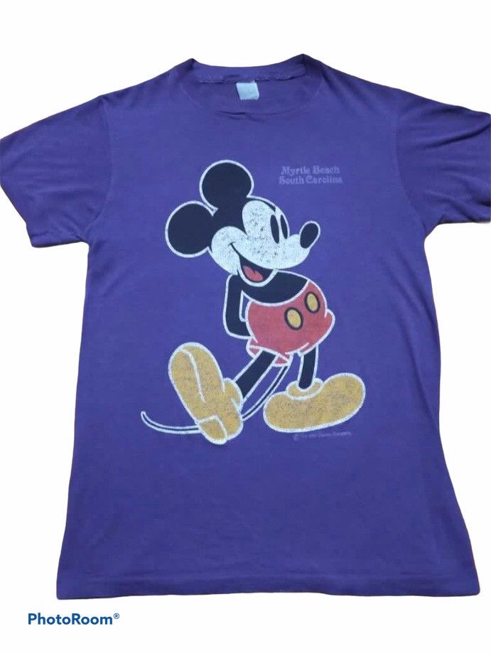 Disney × Vintage Vintage 90s Mickey Myrtle Beach Distress Size US M / EU 48-50 / 2 - 1 Thumbnail