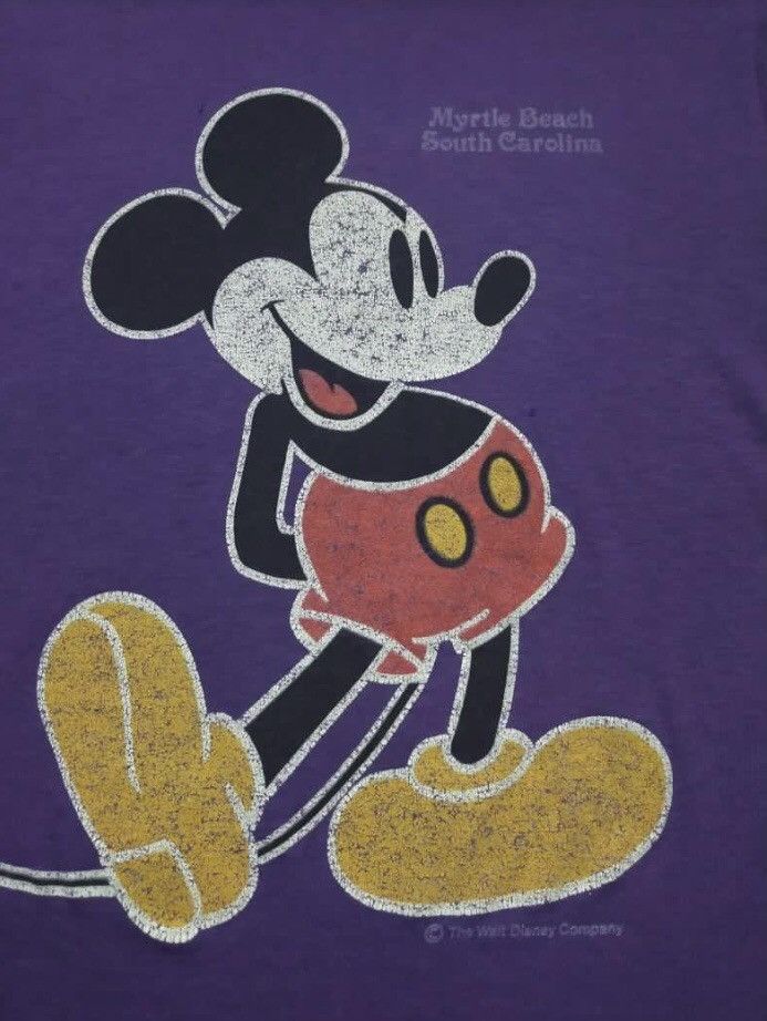 Disney × Vintage Vintage 90s Mickey Myrtle Beach Distress Size US M / EU 48-50 / 2 - 2 Thumbnail