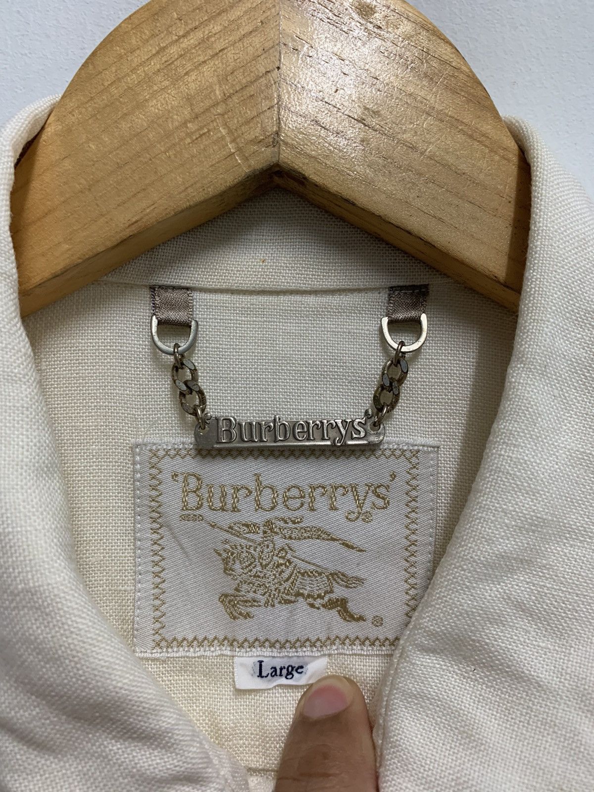 Burberry ❤️ Burberry's 4 Pocket Button Up Shirts Size US L / EU 52-54 / 3 - 4 Thumbnail