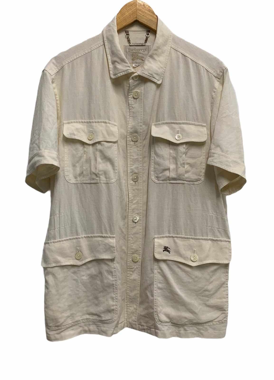 Burberry ❤️ Burberry's 4 Pocket Button Up Shirts Size US L / EU 52-54 / 3 - 1 Thumbnail