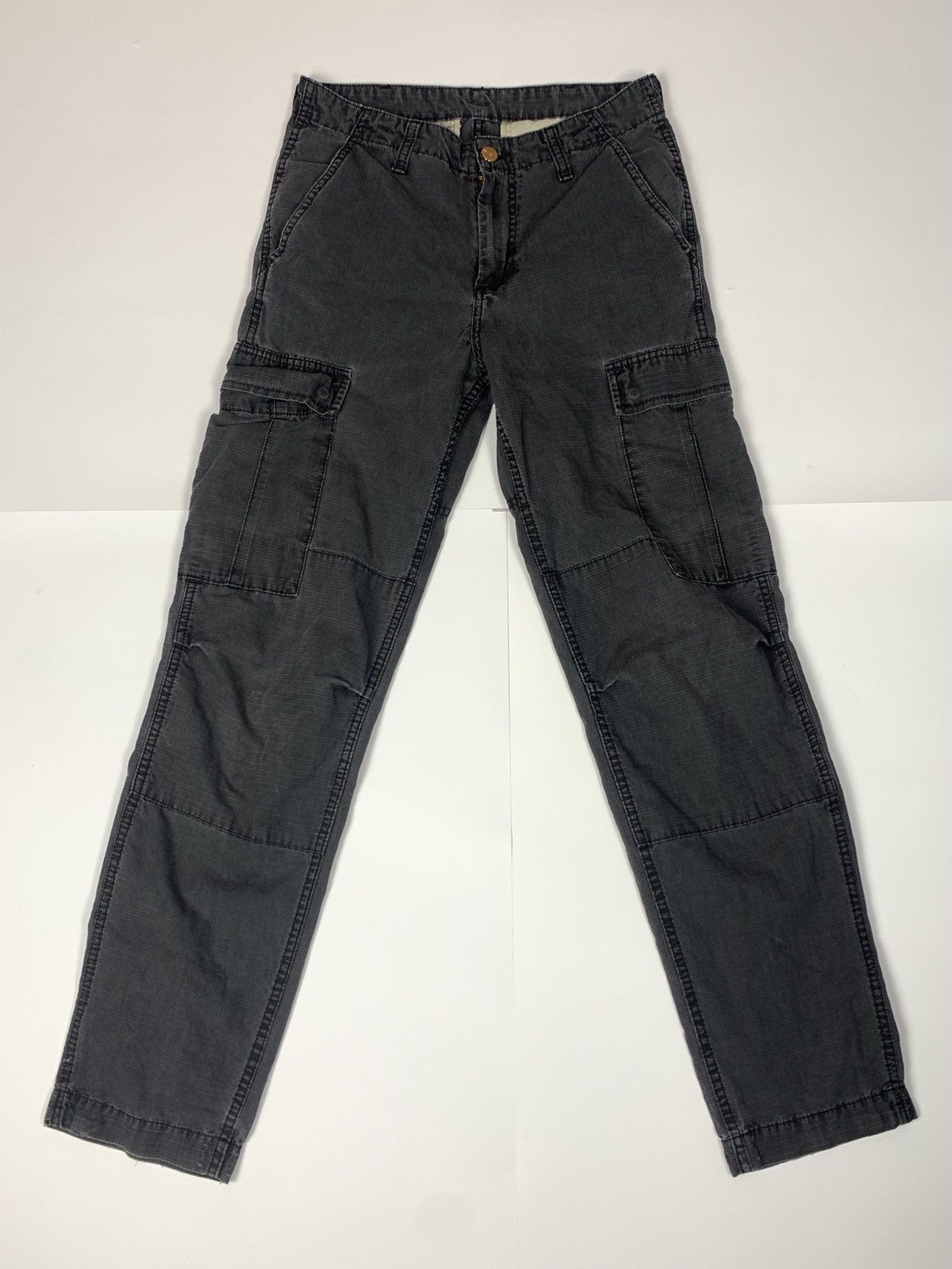 Carhartt Carhartt Cargo Aviator Grey Pants,Side Pockets,Travis Style Size US 28 / EU 44 - 3 Thumbnail