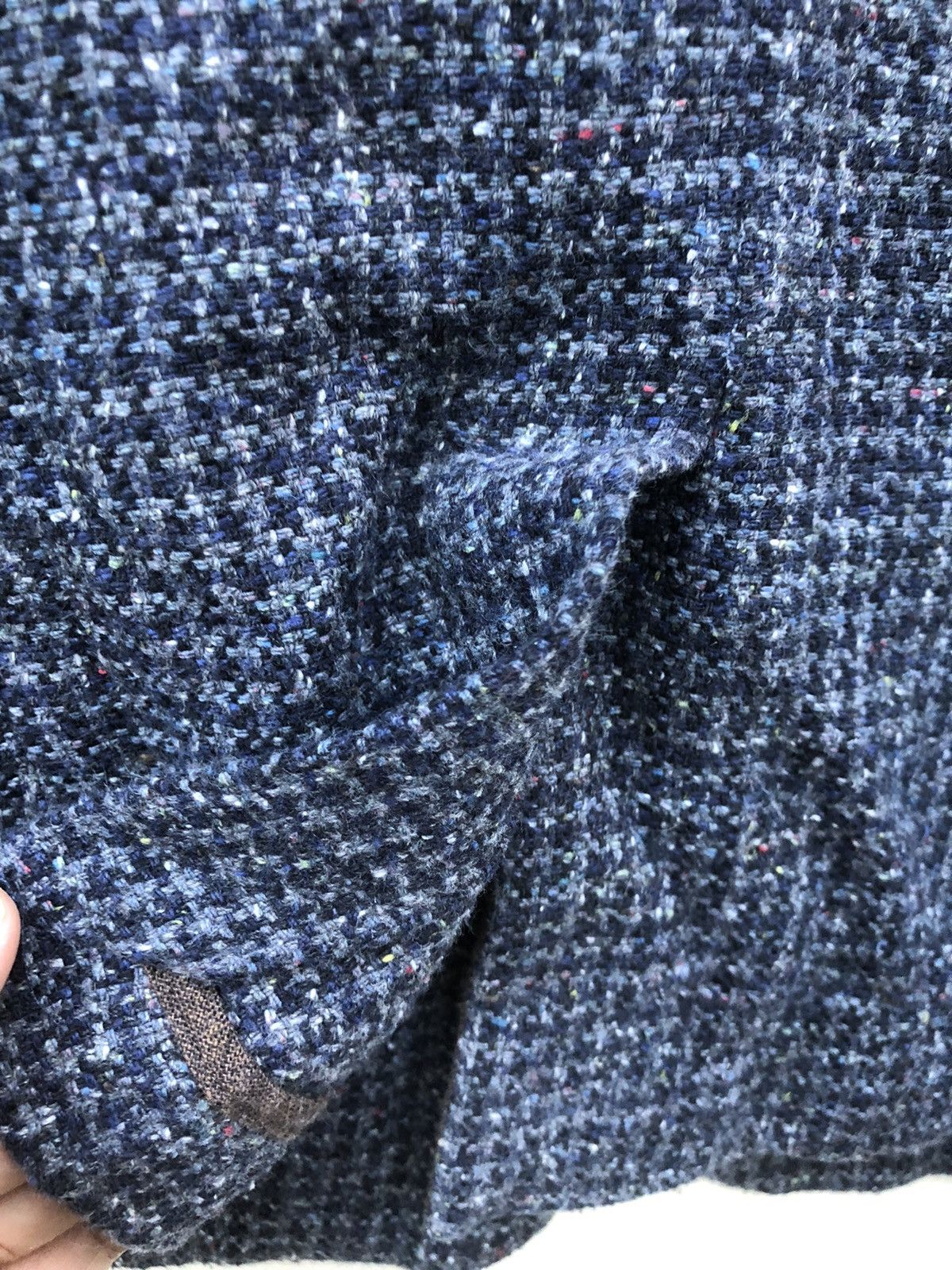 45rpm × Indigo R By KIRO HIRATA DESIGNED INDIGO DYED HOUNDSTOOTH JACKET Size US S / EU 44-46 / 1 - 5 Thumbnail