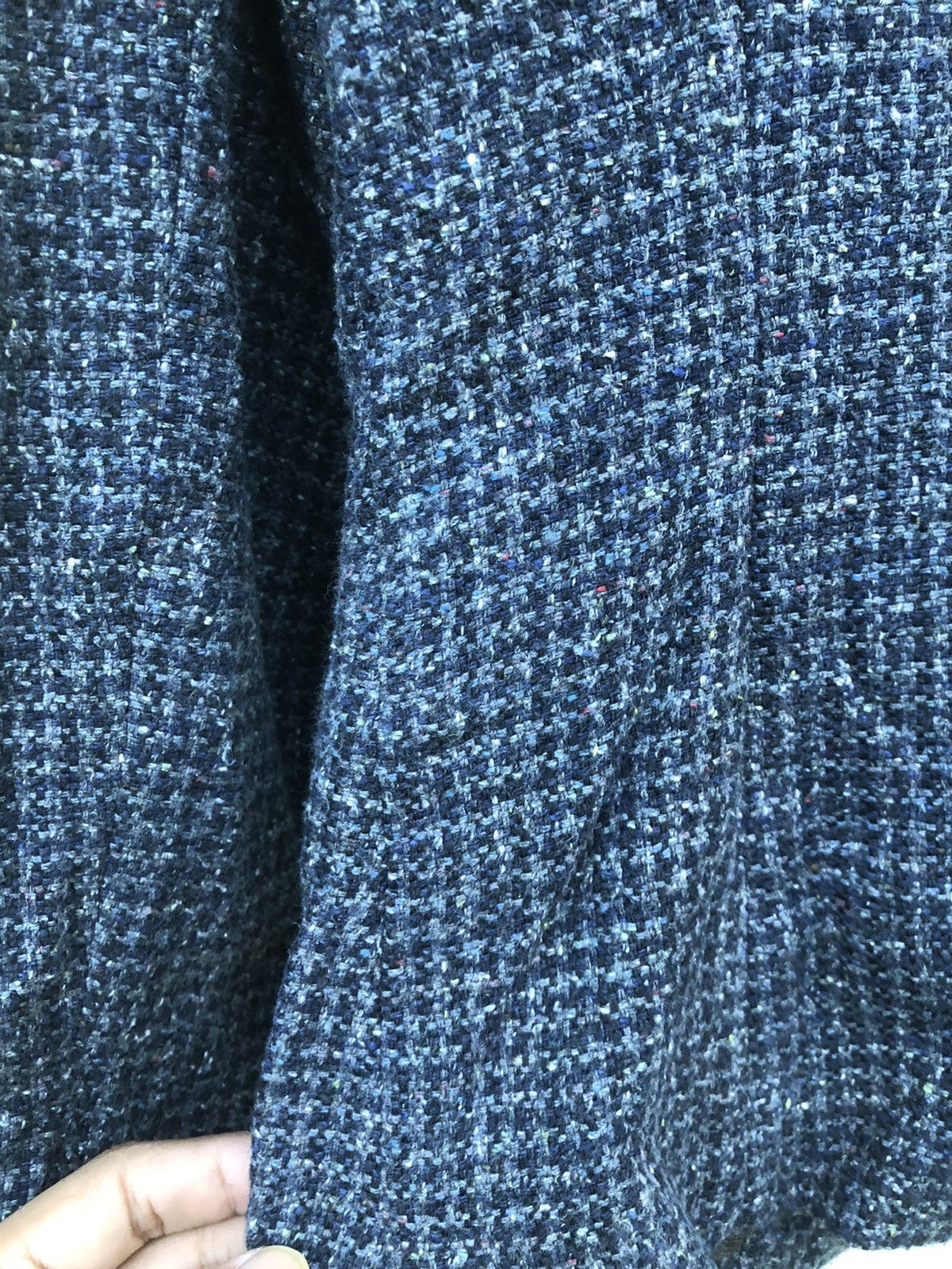 45rpm × Indigo R By KIRO HIRATA DESIGNED INDIGO DYED HOUNDSTOOTH JACKET Size US S / EU 44-46 / 1 - 6 Thumbnail