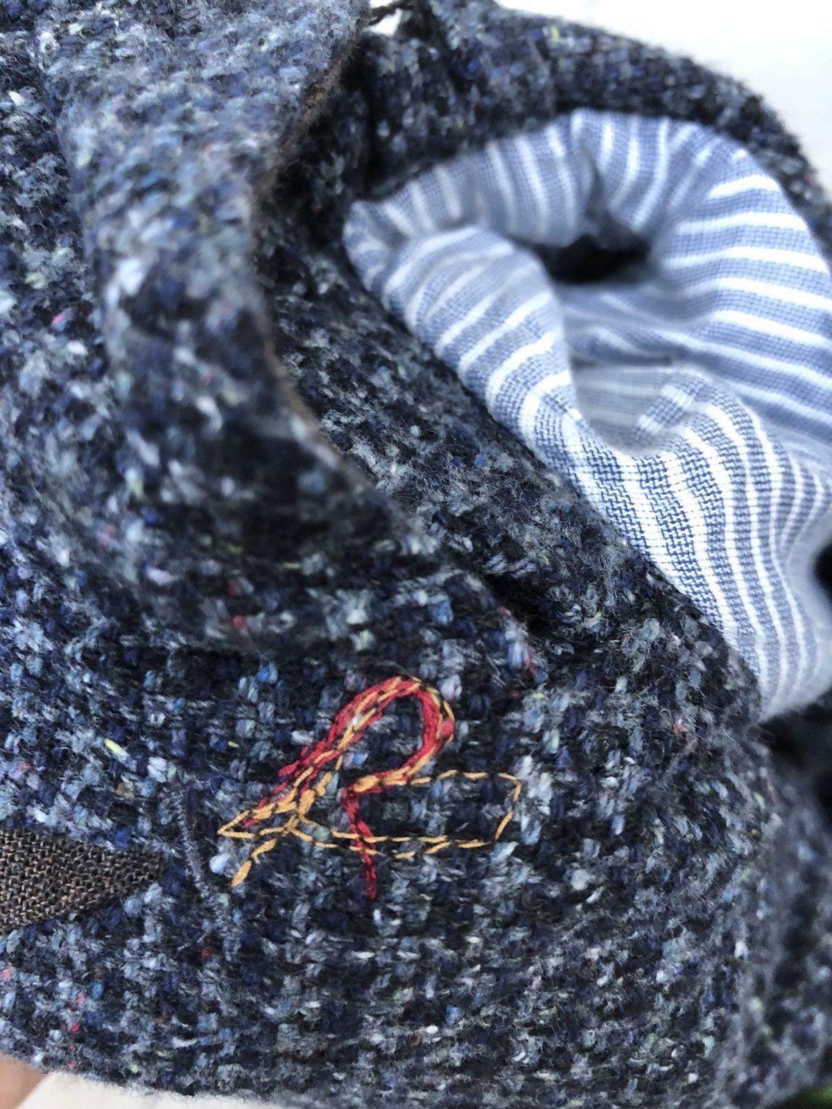 45rpm × Indigo R By KIRO HIRATA DESIGNED INDIGO DYED HOUNDSTOOTH JACKET Size US S / EU 44-46 / 1 - 8 Thumbnail