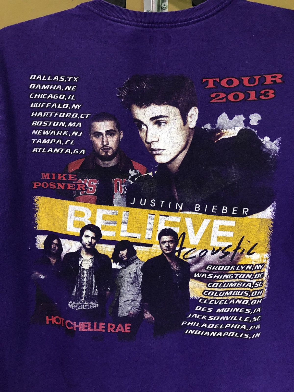 Band Tees × Justin Bieber Justin Bieber Believe Tour 2013 T-Shirt Size US M / EU 48-50 / 2 - 4 Thumbnail