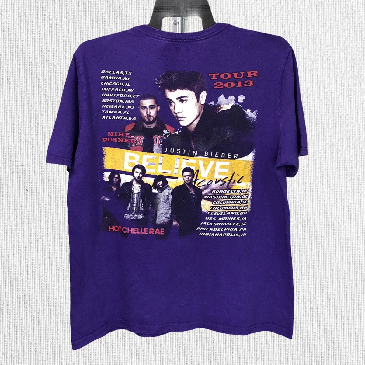Band Tees × Justin Bieber Justin Bieber Believe Tour 2013 T-Shirt Size US M / EU 48-50 / 2 - 5 Thumbnail