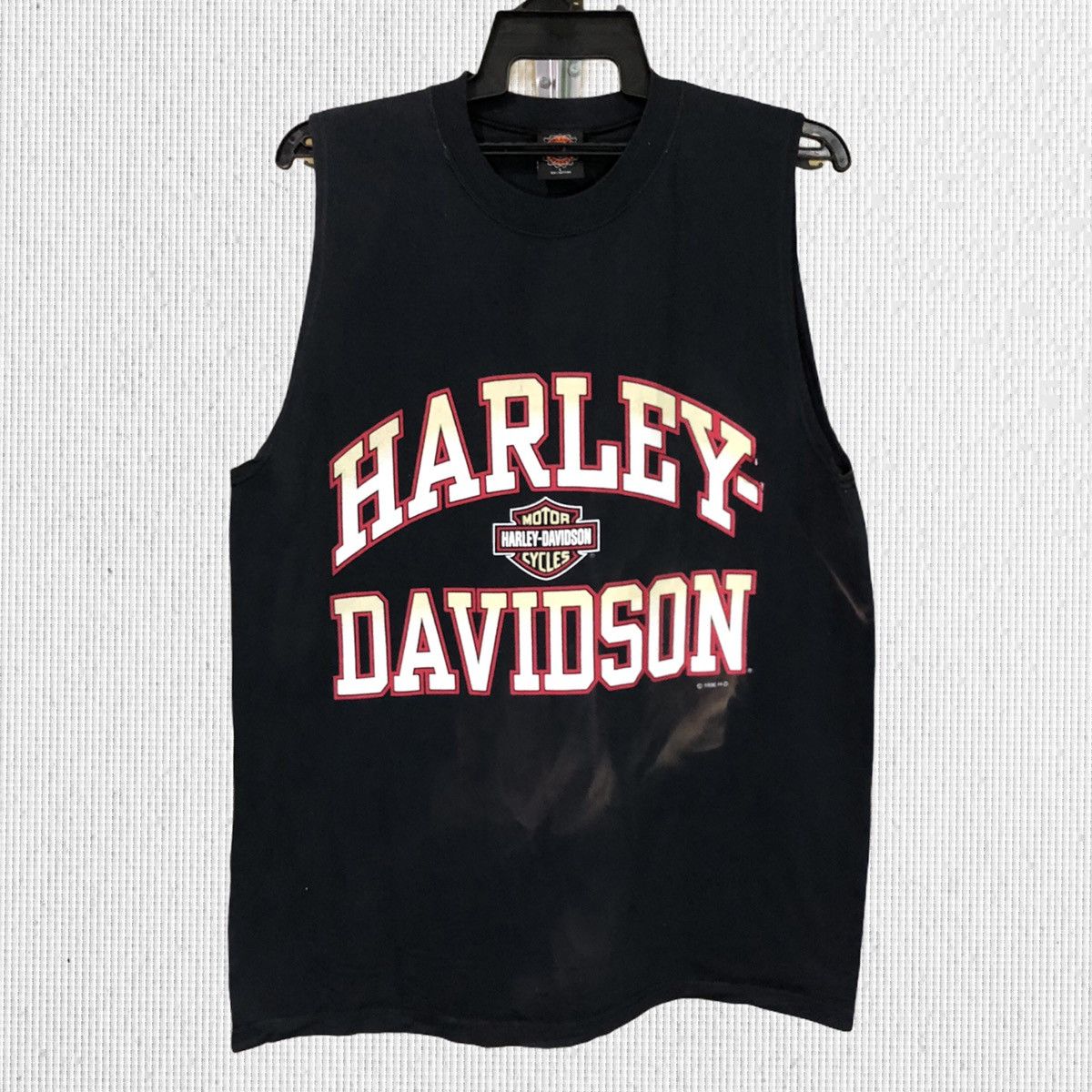 Harley Davidson × Vintage Vintage McCoy’s Harley-Davidson 1996 Sleeveles Size US M / EU 48-50 / 2 - 1 Thumbnail