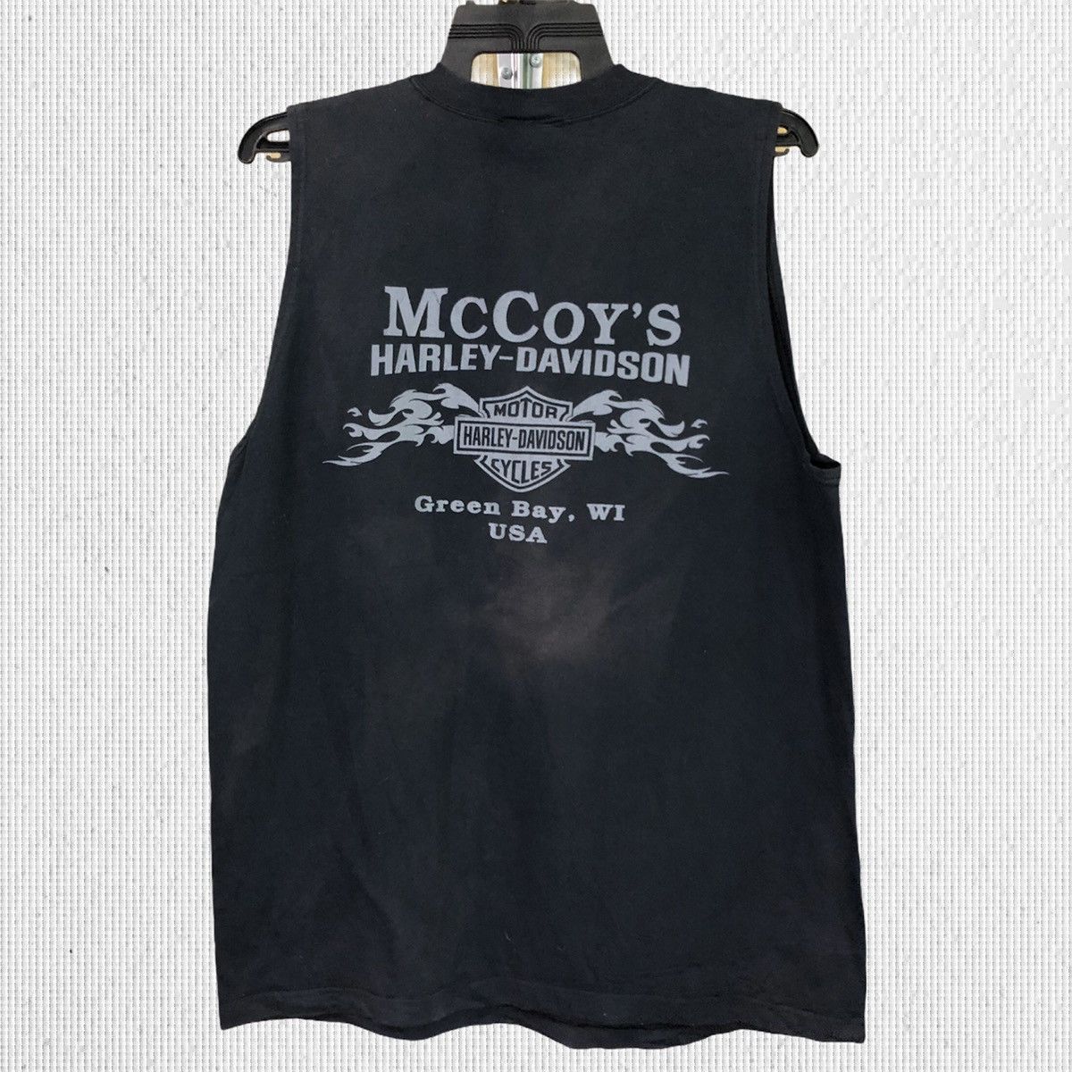 Harley Davidson × Vintage Vintage McCoy’s Harley-Davidson 1996 Sleeveles Size US M / EU 48-50 / 2 - 6 Thumbnail