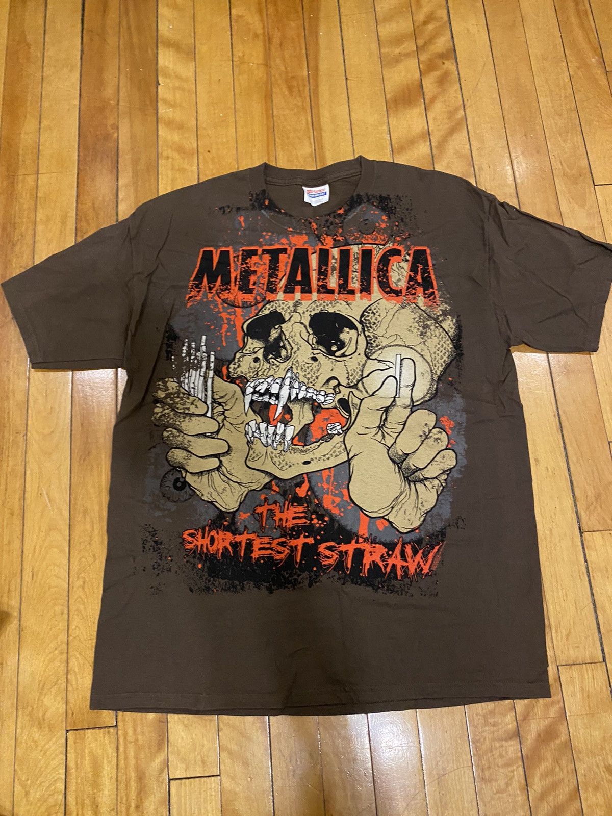 Vintage Metallica the shortest straw 2008 shirt Grailed