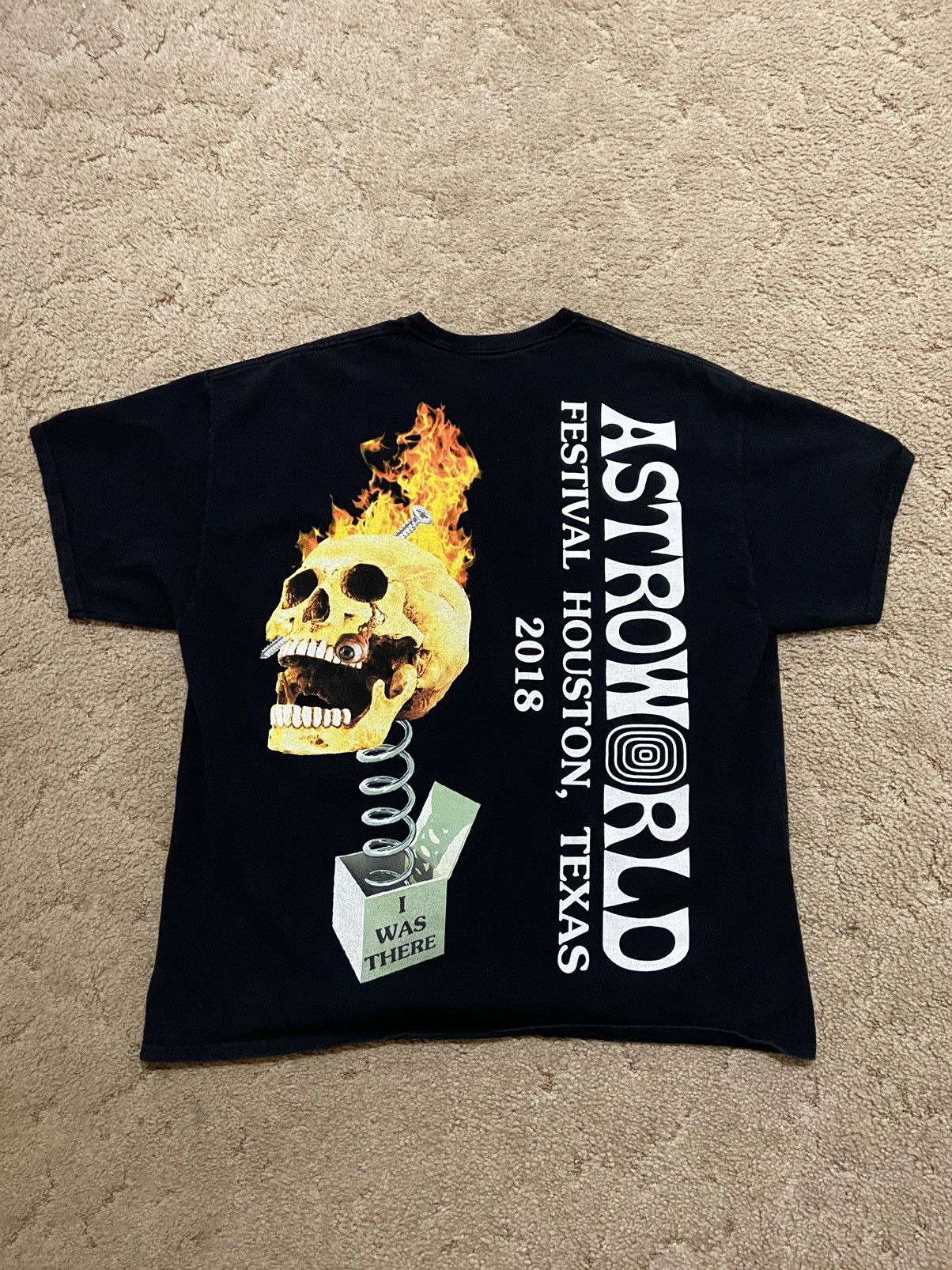Travis Scott Astroworld festival skull in the box tee Size US XL / EU 56 / 4 - 3 Thumbnail