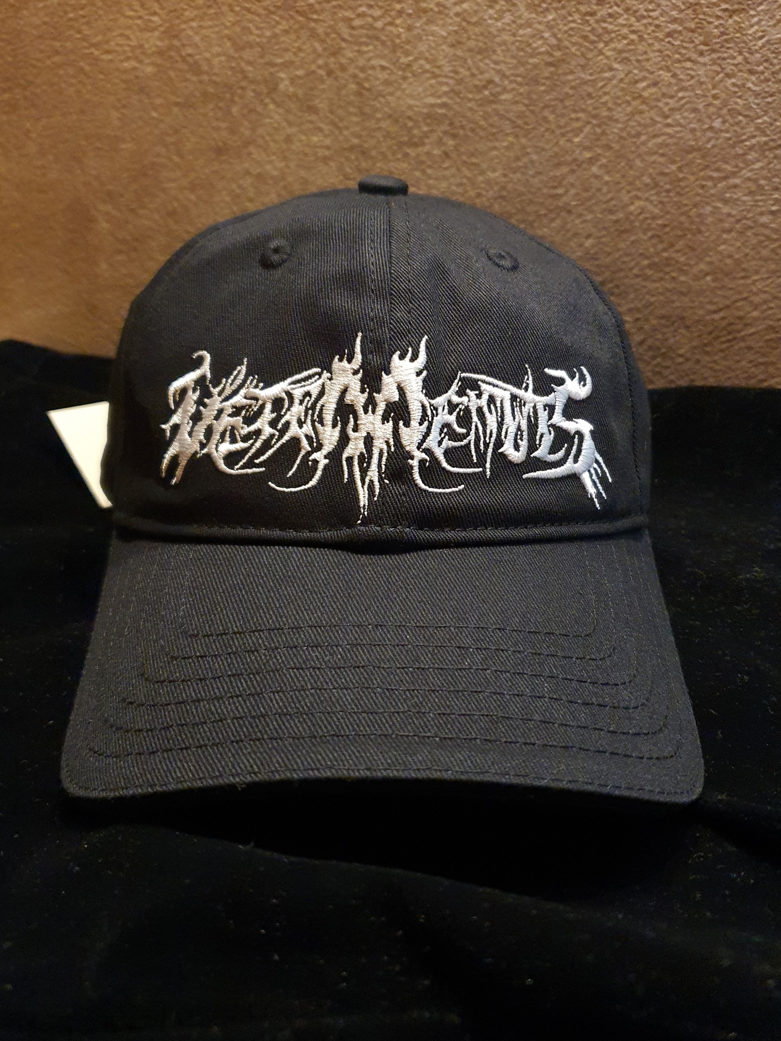 Vetements NEW Metal Goth Logo Cap | Grailed