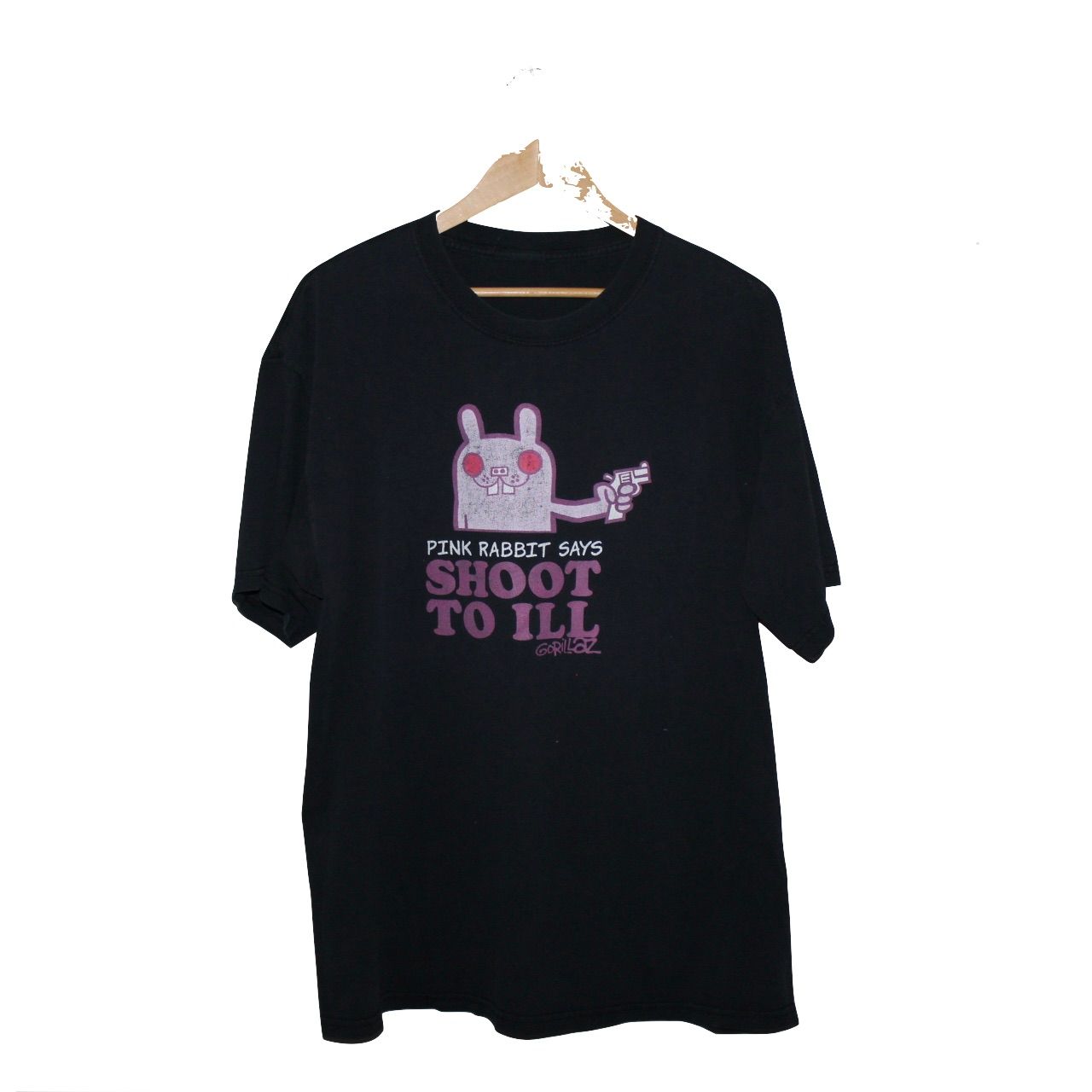 Vintage Gorillaz Pink Rabbit Shoot To iLL Phase 1 Tour Tee Size US XL / EU 56 / 4 - 1 Preview