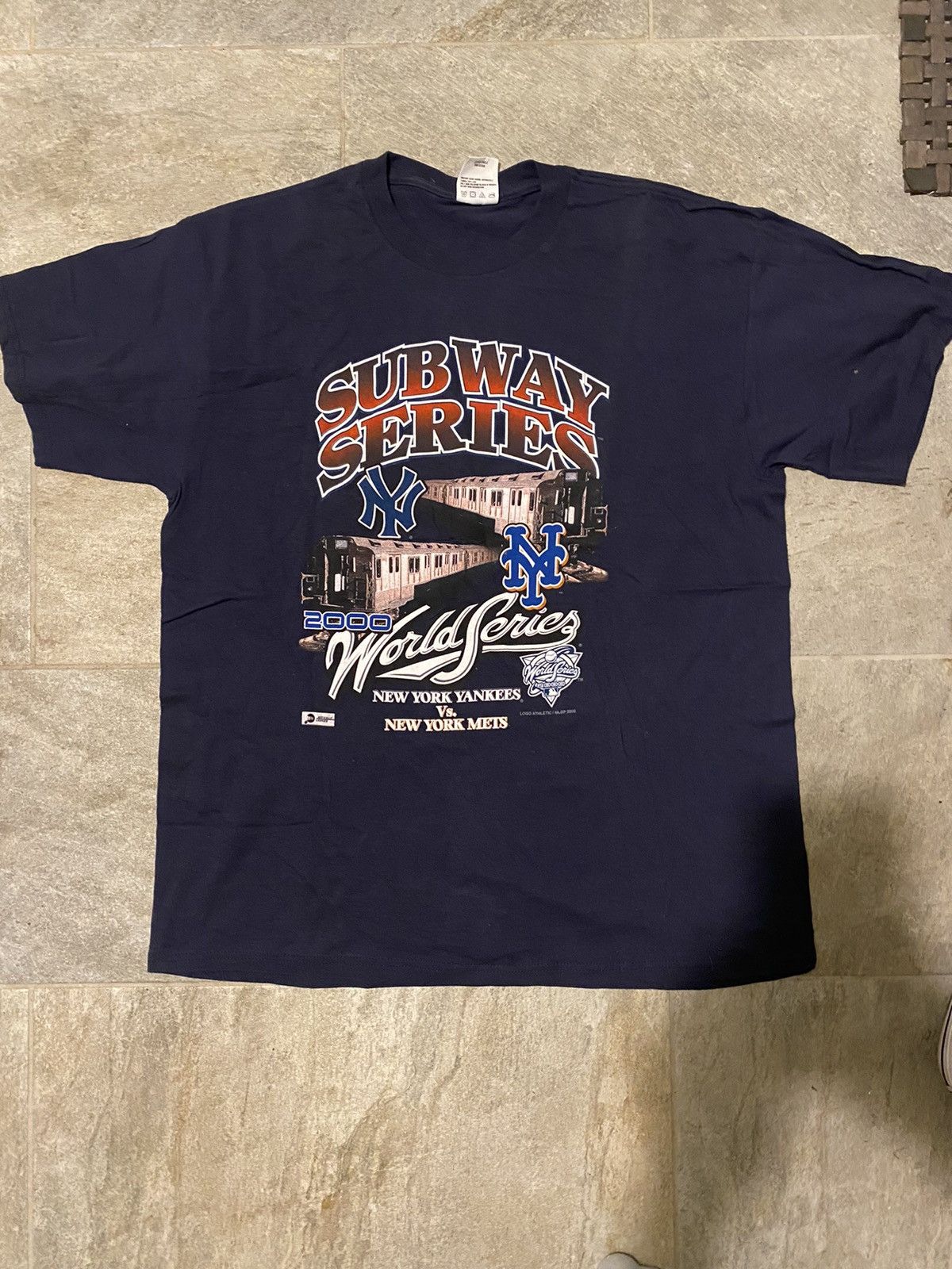 Logo Athletic Vintage Mets x Yankees subway series t-shirt Size US XL / EU 56 / 4 - 1 Thumbnail