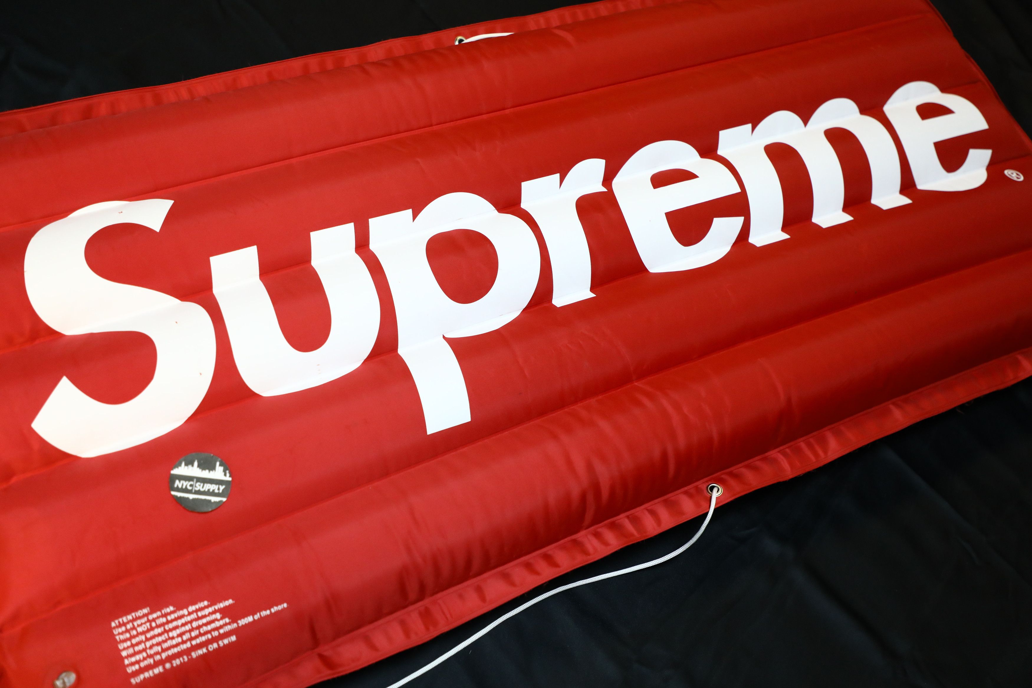 Supreme SS13 Supreme Inflatable Raft Red Box Logo | Grailed