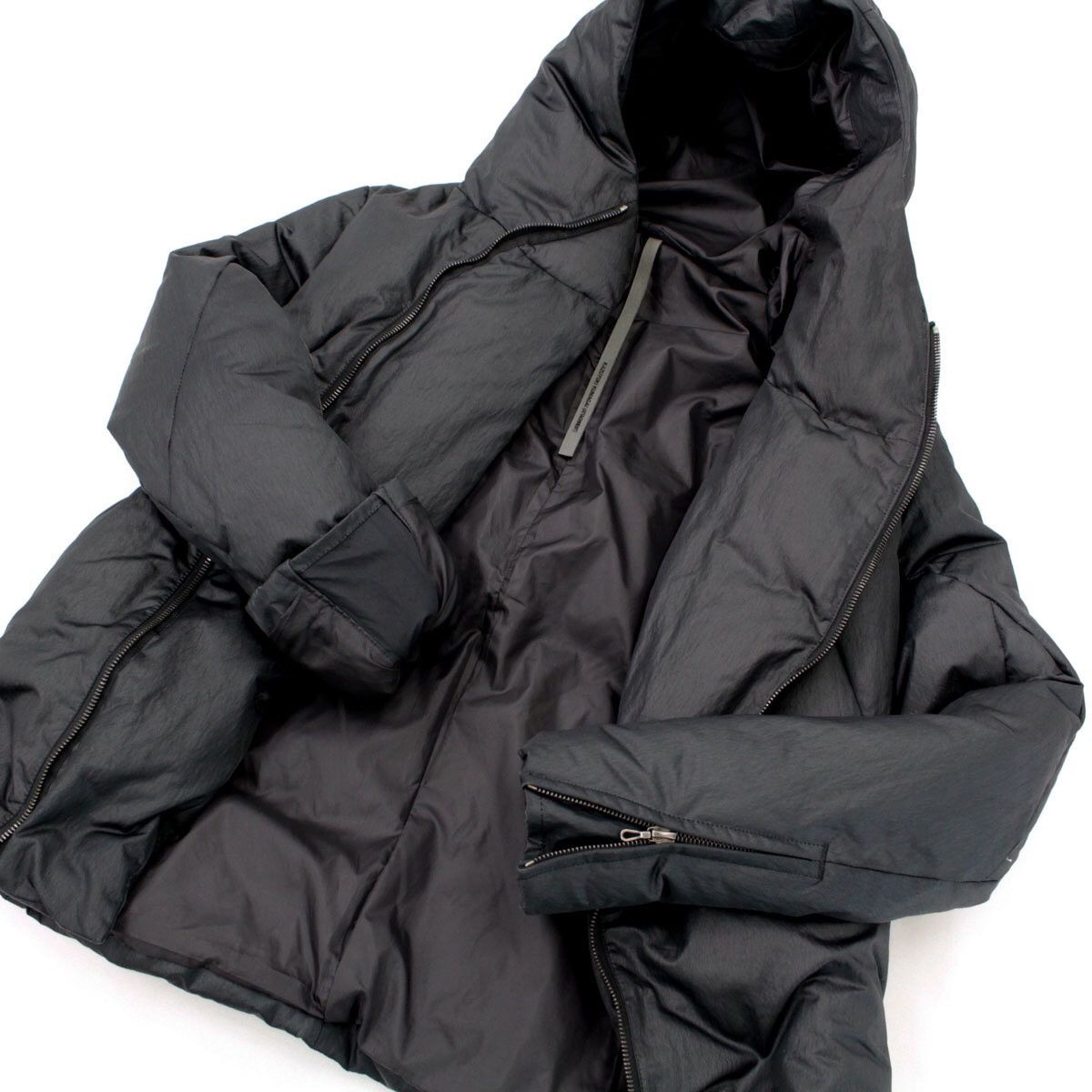 image of Kazuyuki Kumagai Attachment Down Jacket Size 1 in Black, Men's