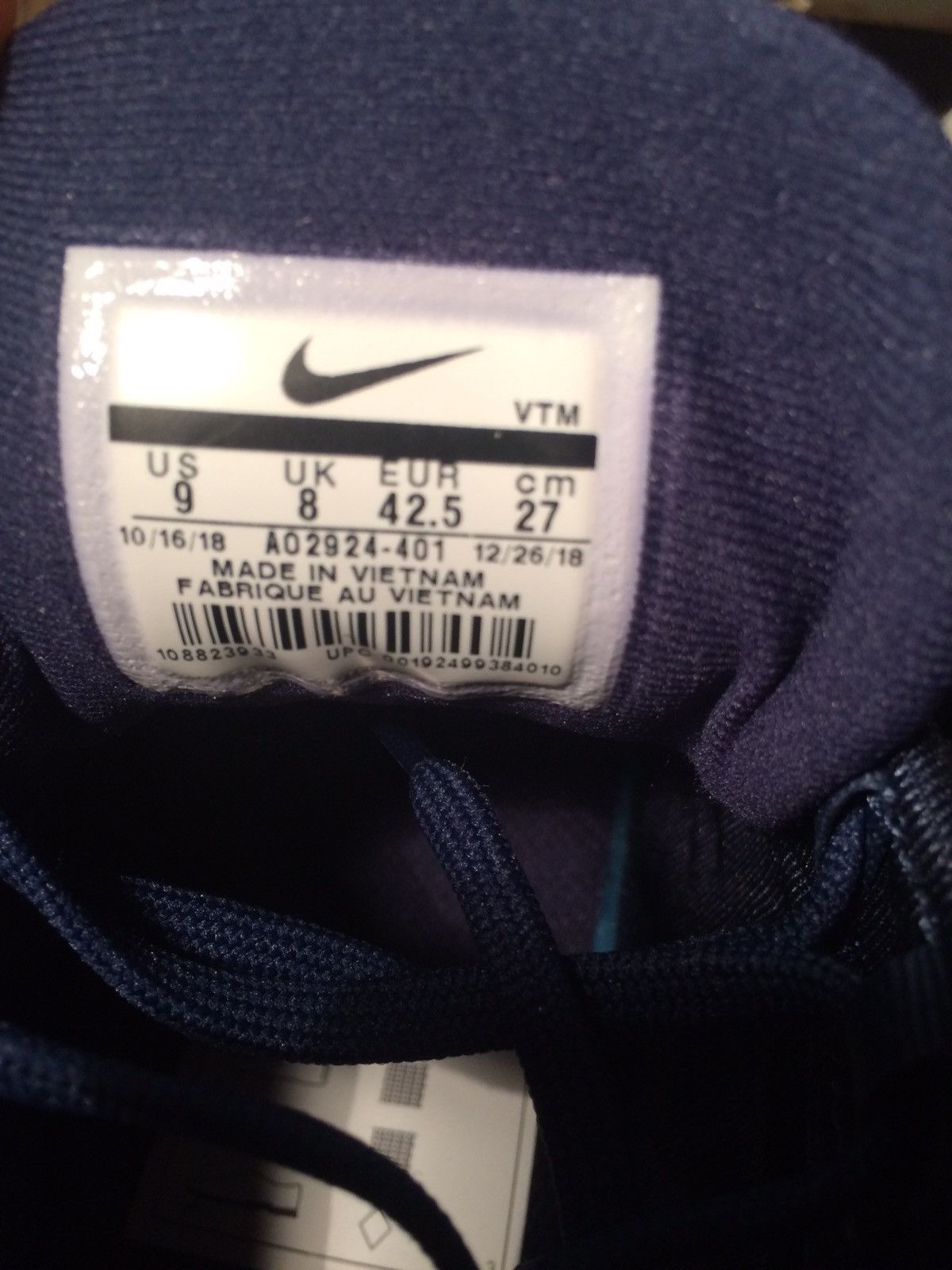 Nike Nike Air Max 720 MIDNIGHT NAVY/LASER ORANGE AO2924-401 Size US 9 / EU 42 - 7 Thumbnail