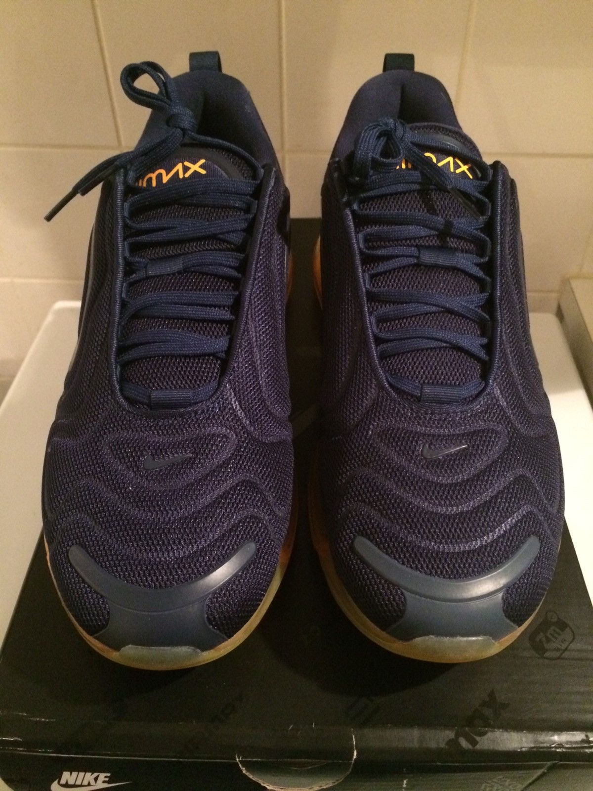 Nike Nike Air Max 720 MIDNIGHT NAVY/LASER ORANGE AO2924-401 US11 Size US 11 / EU 44 - 3 Thumbnail