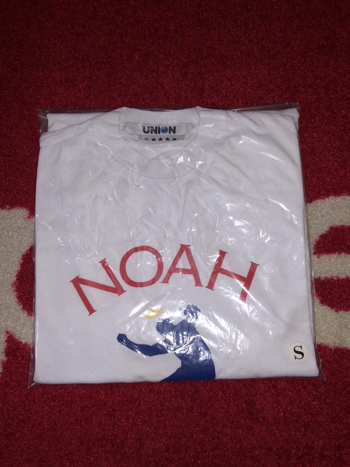 Noah × Union NOAH x UNION SMALL LOGO LOCK UP TEE WHITE | Grailed