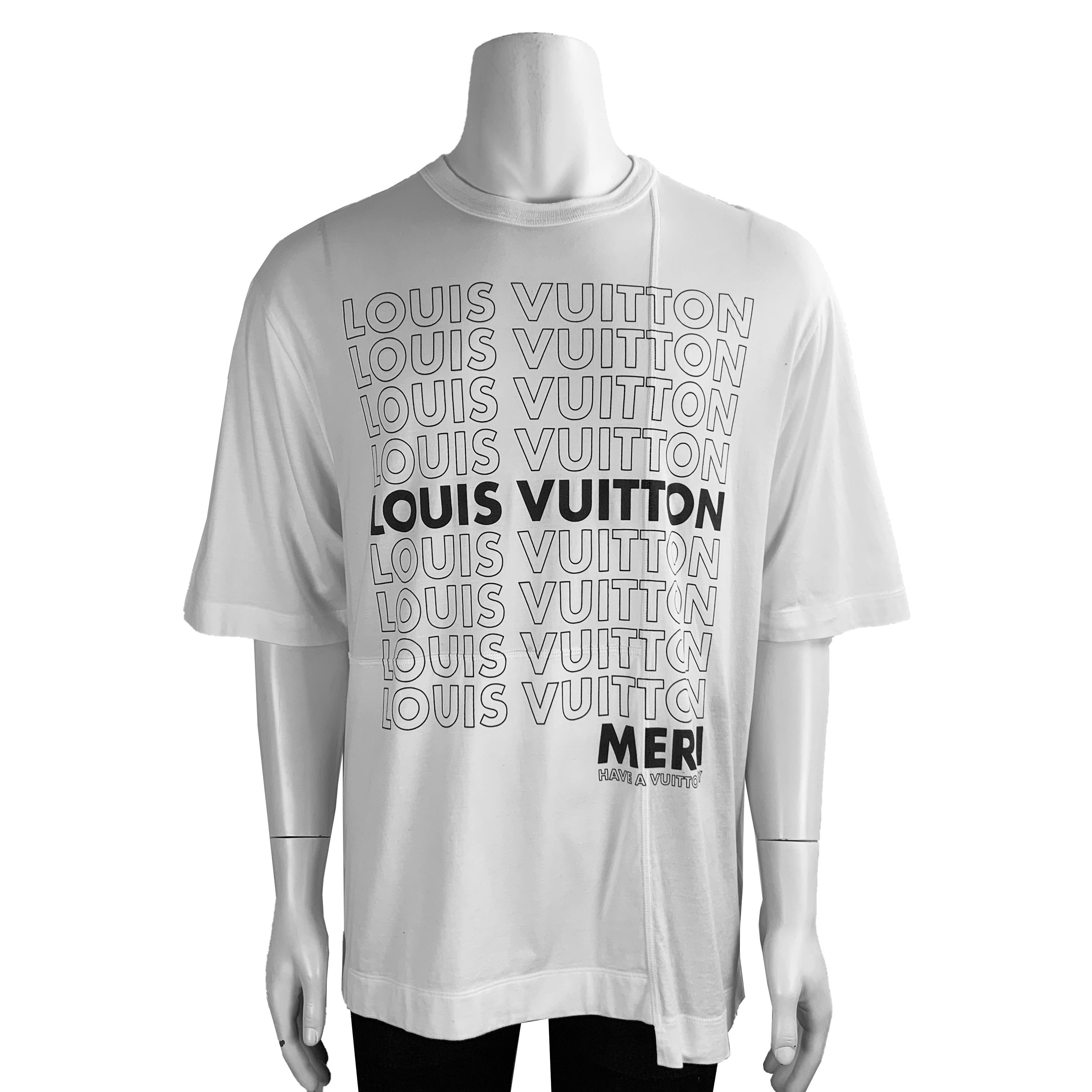 Louis Vuitton Merci T shirt  Louis vuitton shirt, Louis vuitton