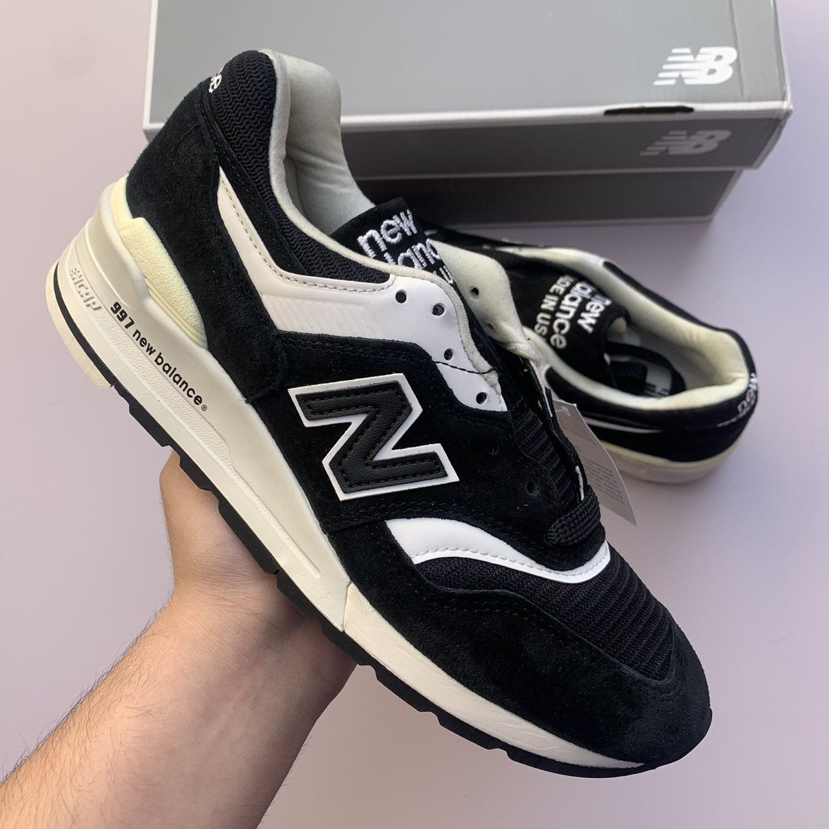 New Balance 997 Black Made in USA Footwear