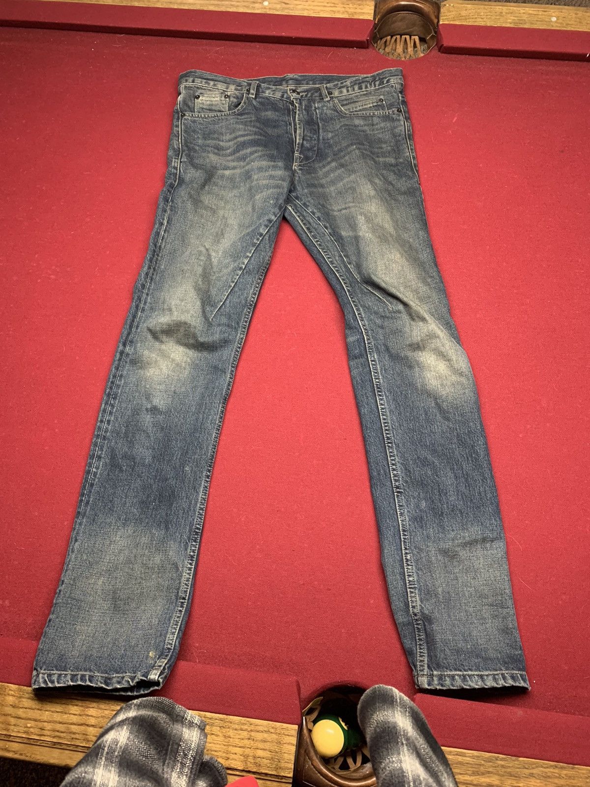 Rick Owens dark shadow jeans Berlin cut