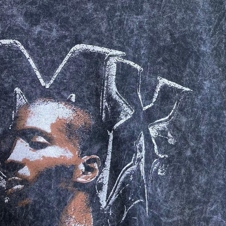 Rap Tees DMX Rapper Distressed Grey T-shirt XL Mens Rap Tee Size US XL / EU 56 / 4 - 5 Thumbnail