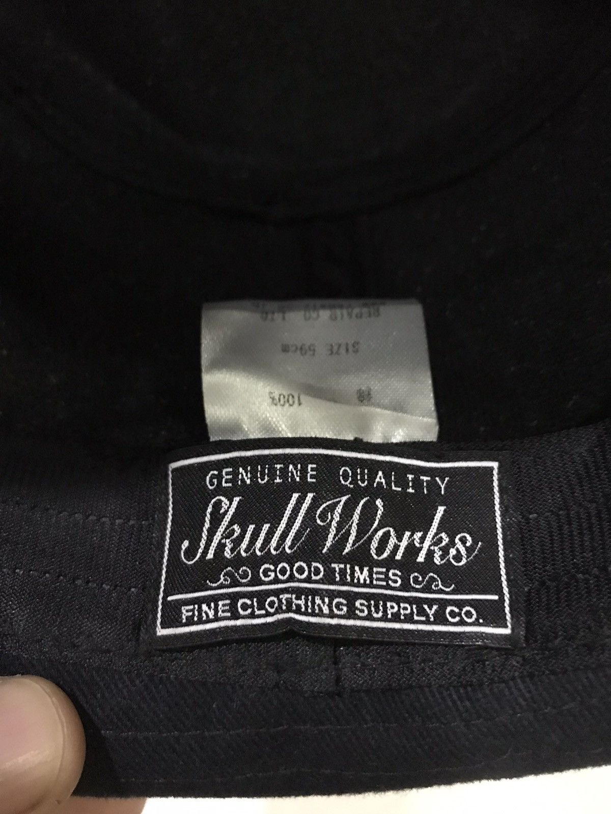 Japanese Brand Skulls Works Good Time Hat Size ONE SIZE - 5 Thumbnail