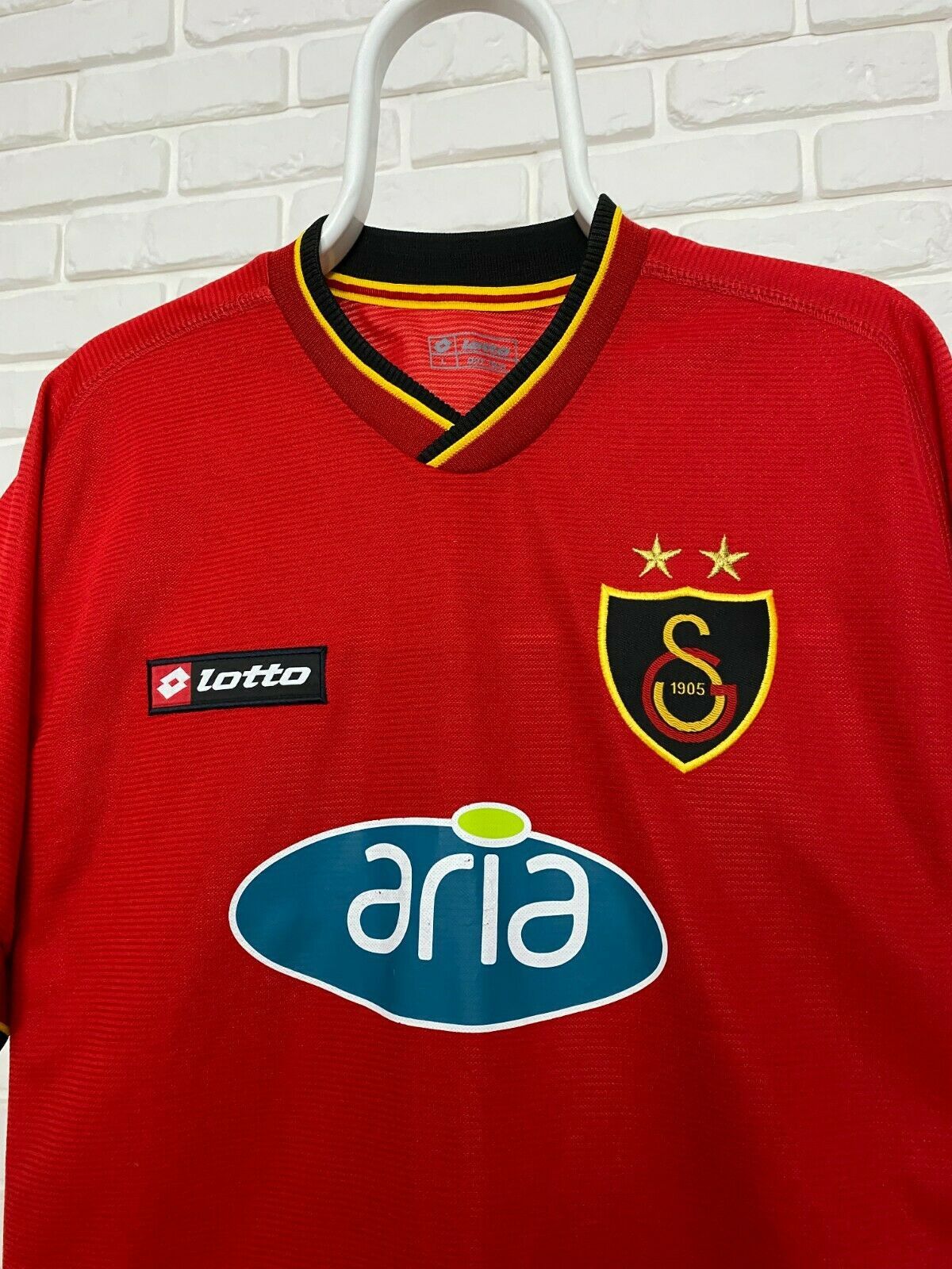 Lotto Sport GALATASARAY 2001/2002 LOTTO FOOTBALL SOCCER JERSEY SHIRT L Size US L / EU 52-54 / 3 - 2 Thumbnail