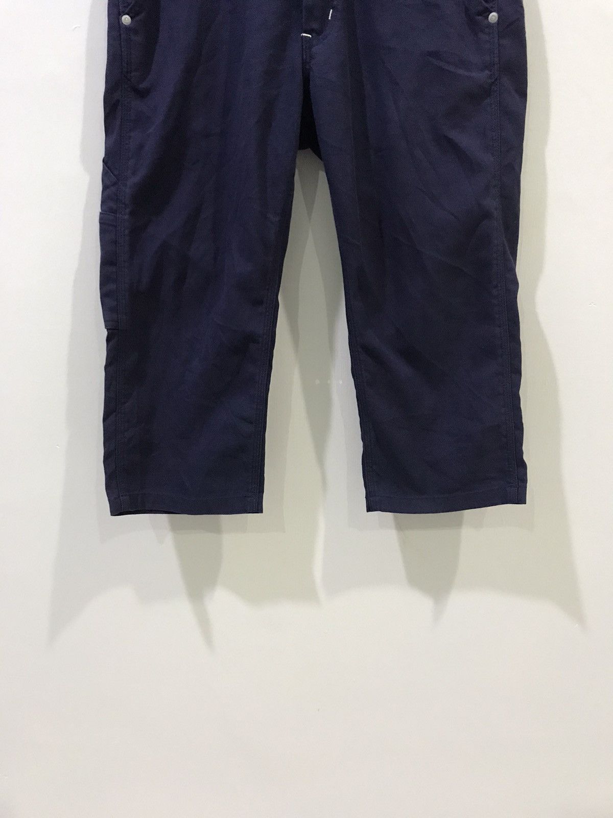 Indigo × Other Unbranded Japan Made USN Cropped Carpenter Duck Canvas Pant Size US 32 / EU 48 - 4 Thumbnail